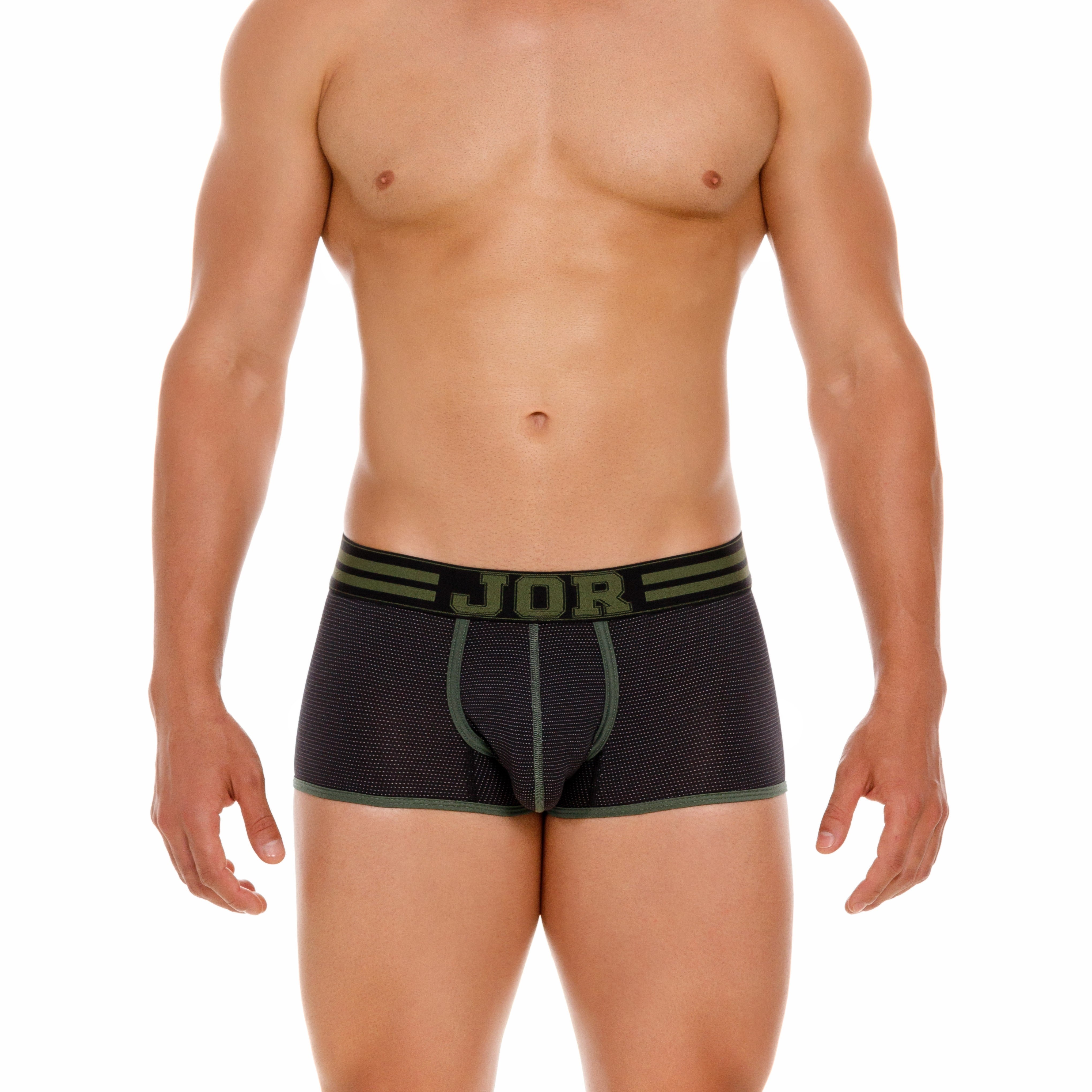 JOR Men's College Boxer Briefs - Soft Cotton Underwear for Everyday Comfort - Perfect for Workout, Gym, and Casual Wear