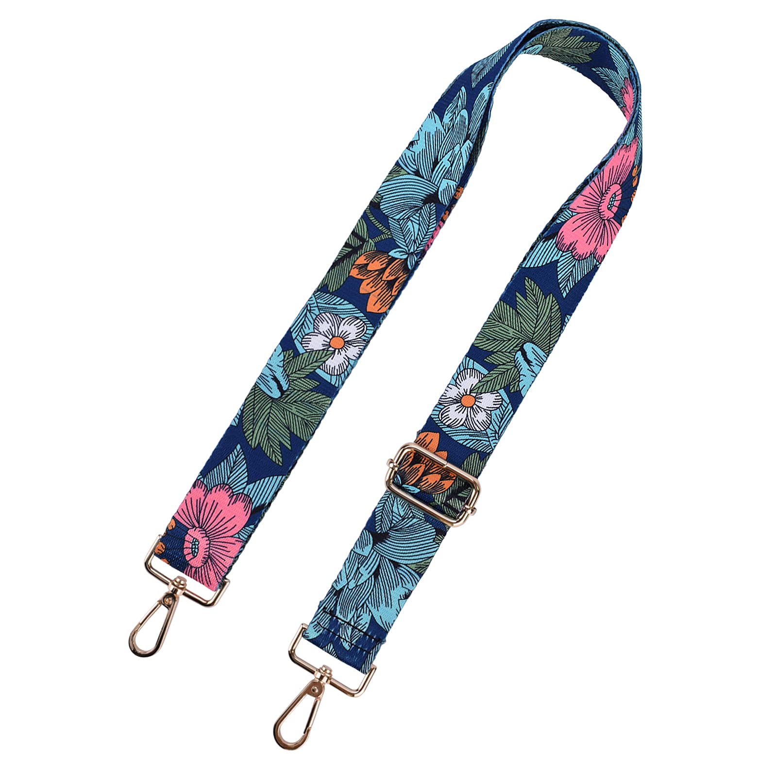 LIFEMATE Adjustable Jacquard Woven Crossbody Bag Strap for Women - Replacement Guitar Style Shoulder Strap | Perfect for Purses, Handbags & Travel Accessories