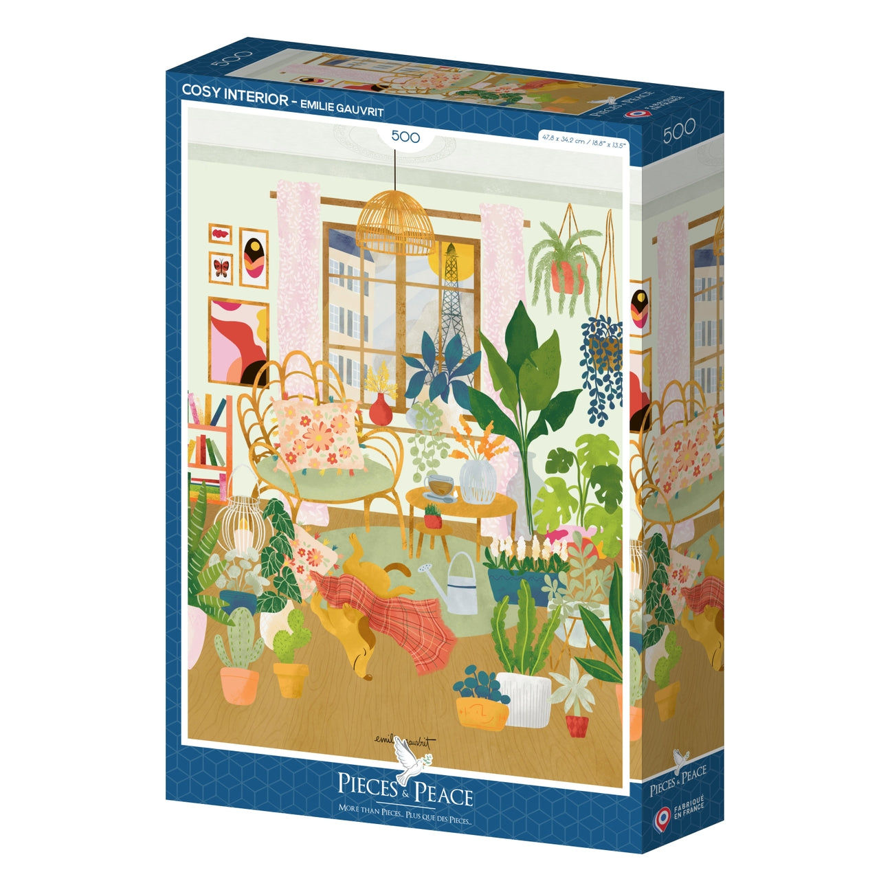 500 Piece Jigsaw Puzzle - Cozy Interior Scenes - Perfect for Family Game Night, Relaxation & Home Decor
