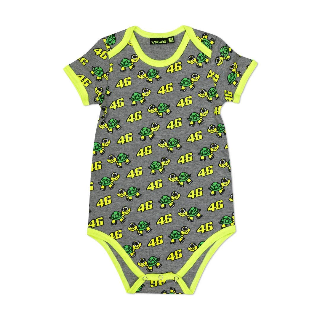 VR46 Tarta 46 Baby Overall Romper - 24 Months | Soft Cotton Jumpsuit for Toddlers | Perfect for Playtime, Daycare & Family Outings