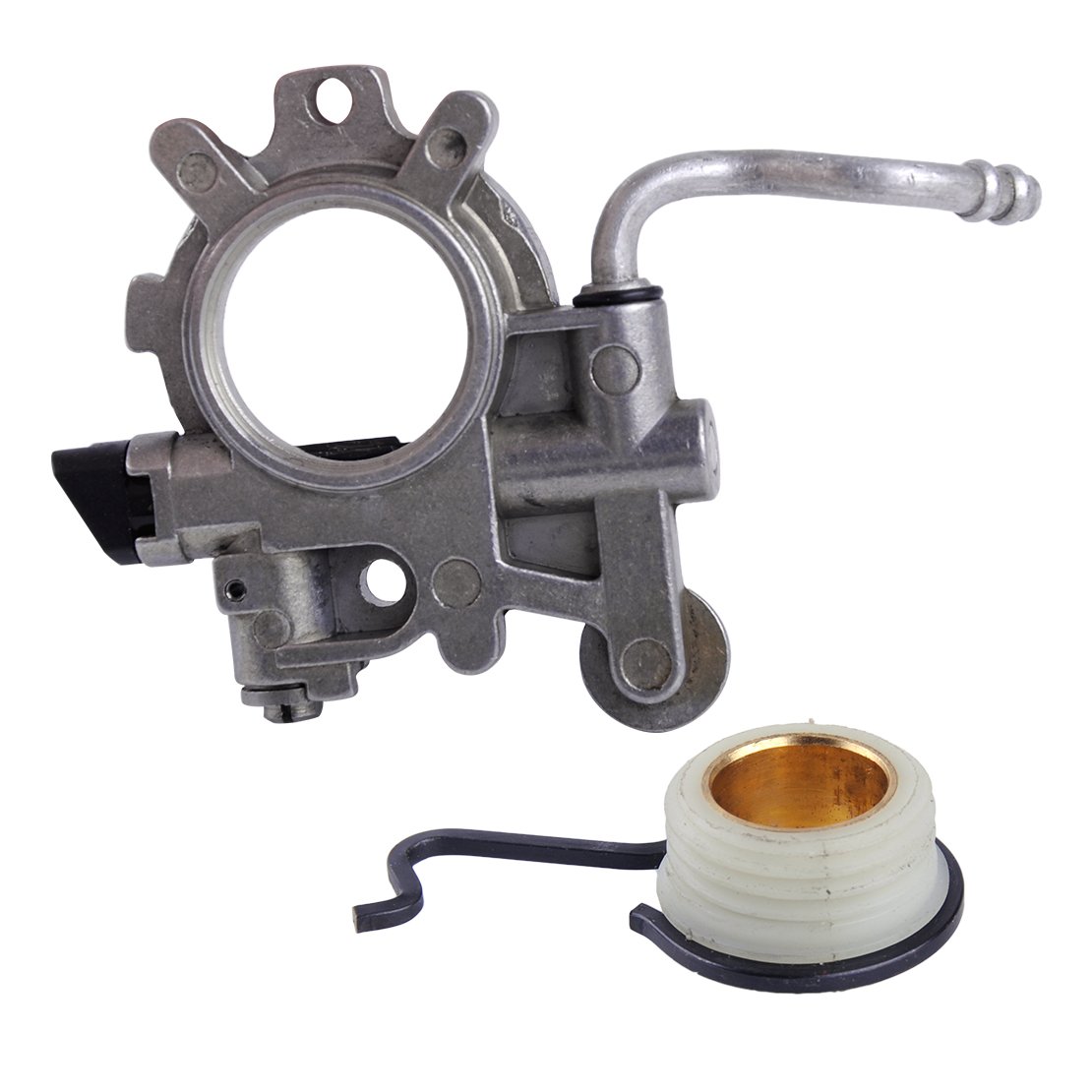 Stihl 044 MS440 Chainsaw Oil Pump with Worm Gear & Spring - Replacement Part #1128 640 3205 - Compatible with Stihl 044, MS440 Chainsaws - Perfect for Forestry, Lumber Cutting & DIY Woodworking Projects