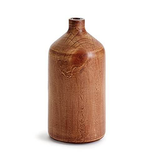 Napa Home Accents Ukiah Decorative Vase - Medium Size Ceramic Flower Vase for Home Decor, Wedding Centerpiece, Living Room & Dining Table Decoration