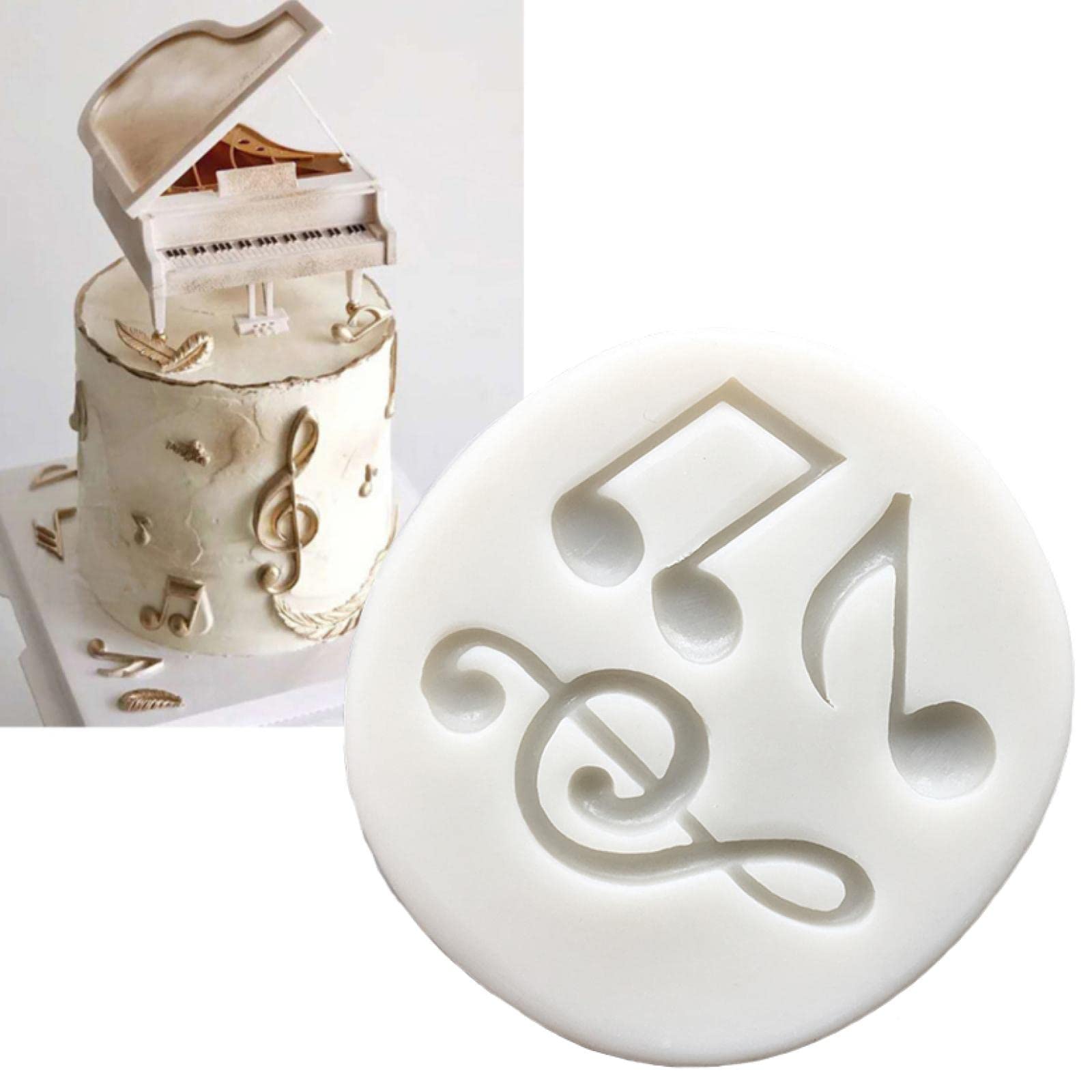 Premium Fondant Molds & Chocolate Molds Set - Musical Note Cake Decorating Tools for Cupcakes, Baking, and DIY Desserts | Perfect for Birthday Parties, Wedding Cakes, and Holiday Treats