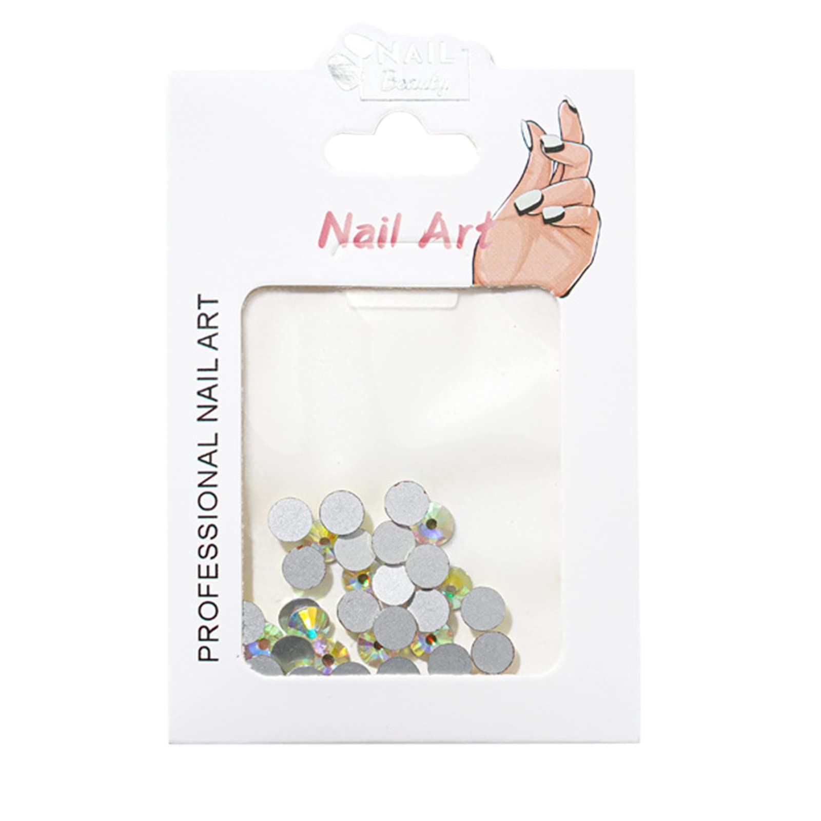 3D Nail Jewelry Drill Bits Set - Shaped, Flat Bottom & AB Color Nail Drills for DIY Nail Art, Manicure Supplies & Crafting | Perfect for Professional Salons, Home Nail Care & Nail Art Designs
