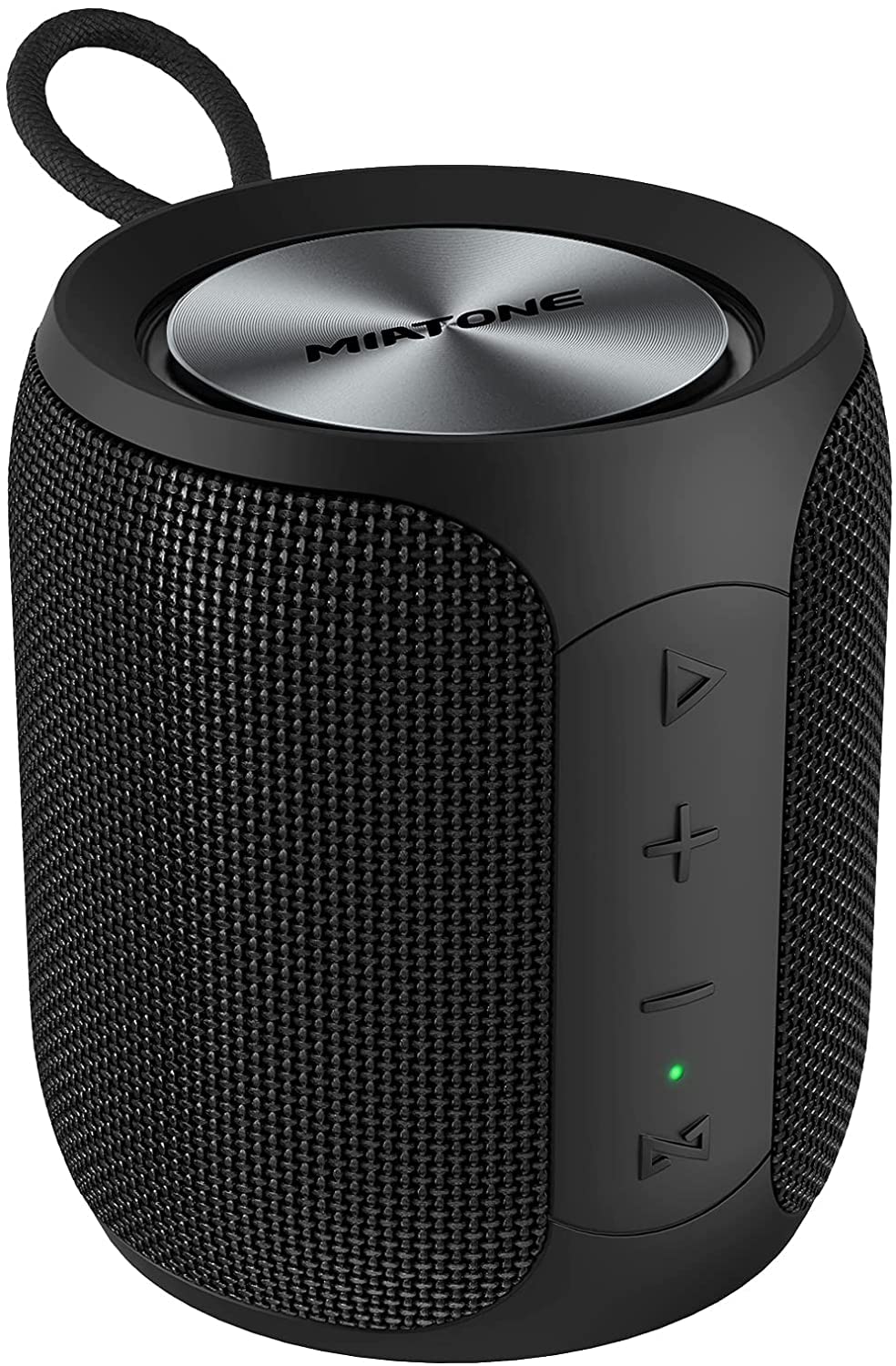 Portable Bluetooth Speaker - IPX7 Waterproof Wireless Speaker with Powerful Subwoofer, 16W Loud Sound, 20H Playtime, Bluetooth 5.0, Dual Pairing - Perfect for Outdoor, Beach, Camping, Pool Party & Travel (Black)