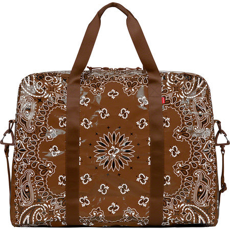 Supreme Bandana Tarp Large Duffle Bag - Waterproof Travel Gym Bag for Men & Women - Perfect for Camping, Sports, and Weekend Getaways