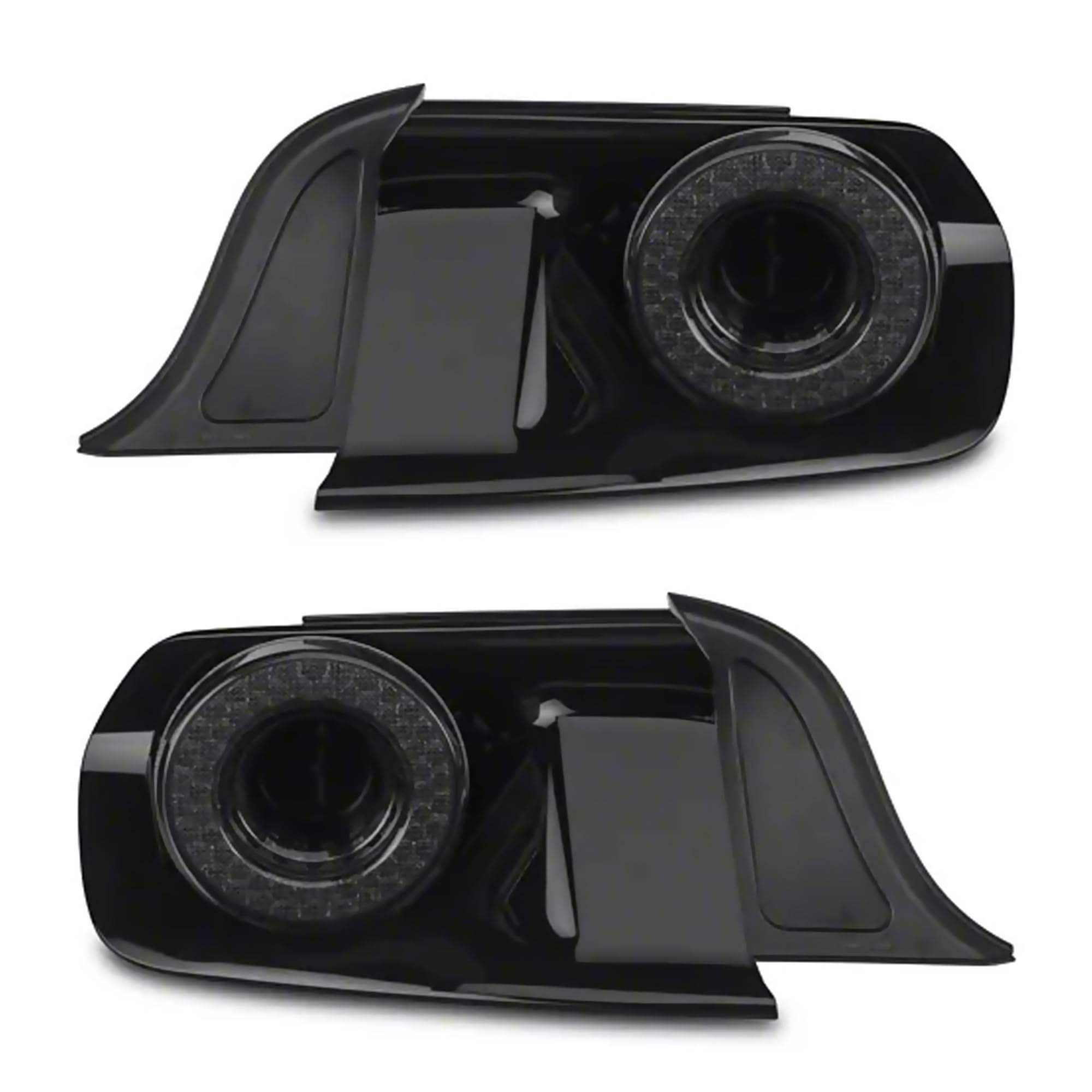 Raxiom LED Tail Lights with Smoked Lenses for Ford Mustang 2015-2020 - Iconic Style, Enhanced Visibility & Safety - Perfect for Night Driving & Car Shows