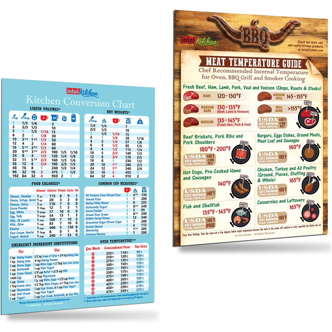 Kitchen Baking & BBQ Magnet Set - 8