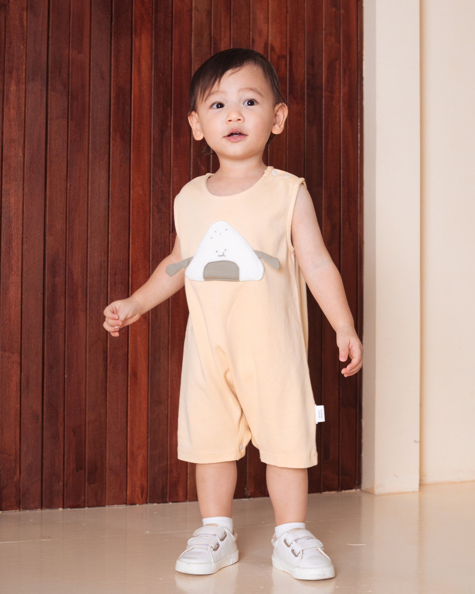 Onigiri Baby Romper - Cute Japanese Rice Ball Design Outfit for Infants & Toddlers - Perfect for Playdates, Photo Shoots & Everyday Wear