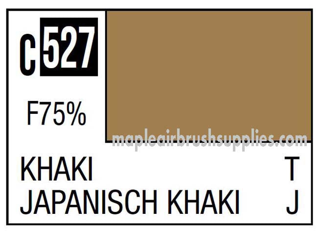 Mr. Color 527 Khaki Paint - High-Quality Acrylic Model Paint for Miniatures, Figures & Scale Models - Perfect for Hobbyists & DIY Craft Projects