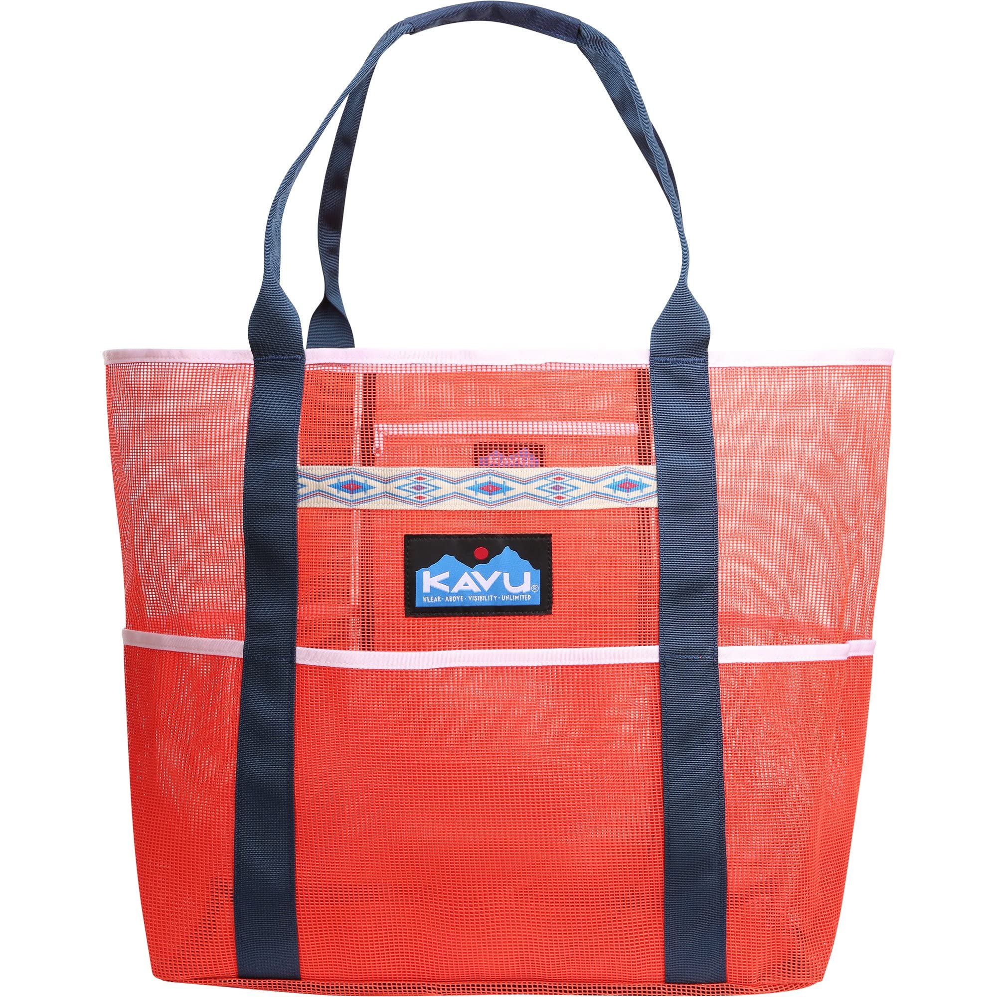 KAVU Alder Lake Tote Bag - Lightweight Mesh Beach Shoulder Bag for Women & Men - Perfect for Travel, Shopping, and Outdoor Adventures