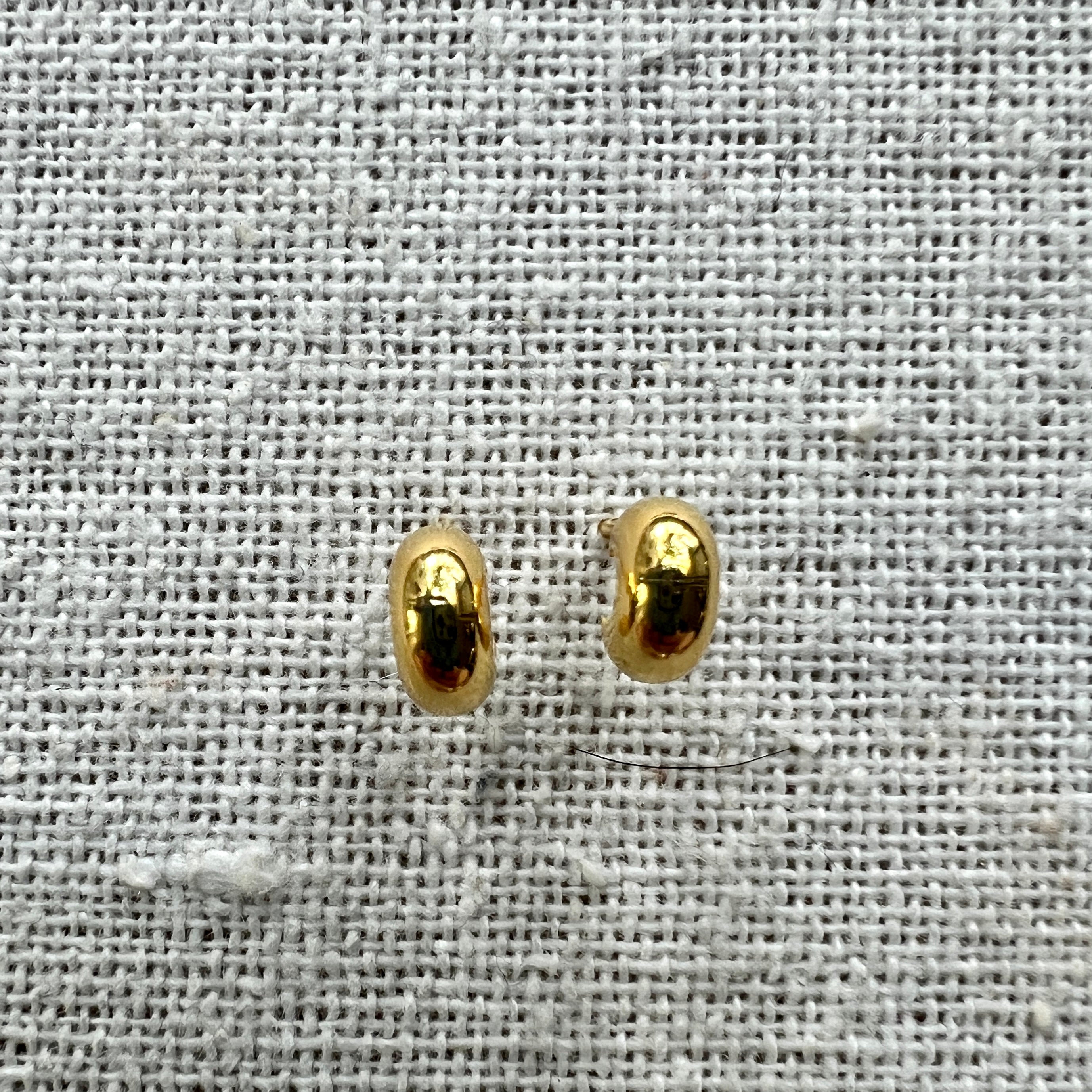 Bonvo Pebble Earrings – Minimalist Natural Stone Stud Earrings for Women | Perfect for Everyday Wear, Office, and Casual Outings