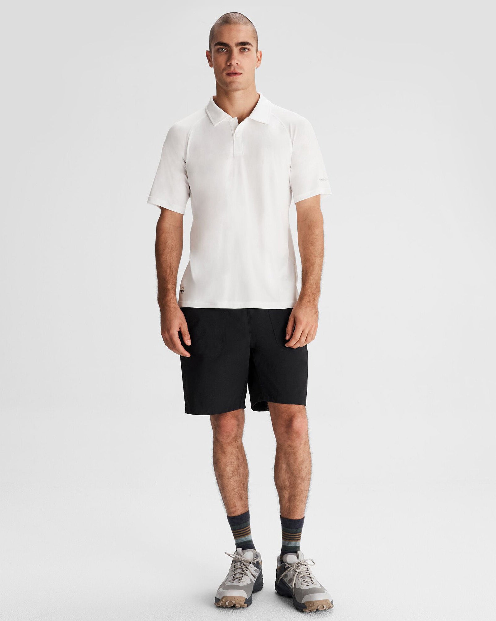 Men's SUN Stopper LT Polo Shirt - UPF 50+ Sun Protection, Moisture-Wicking & Breathable, White - Perfect for Golf, Tennis & Outdoor Activities