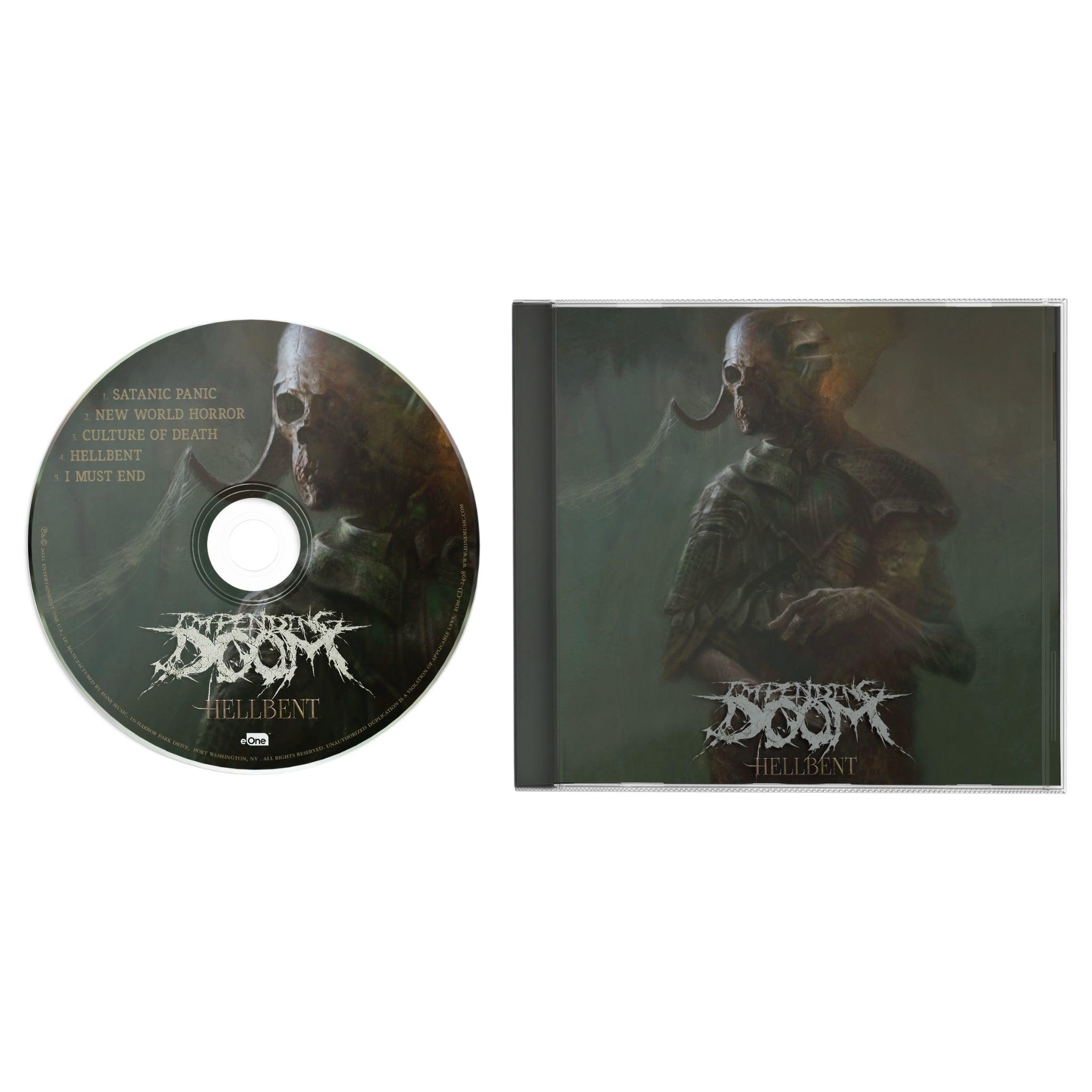 Impending Doom Hellbent CD - Thrash Metal Album for Intense Workouts & Gaming Sessions | Best Heavy Metal Music for Headbanging & Mosh Pits