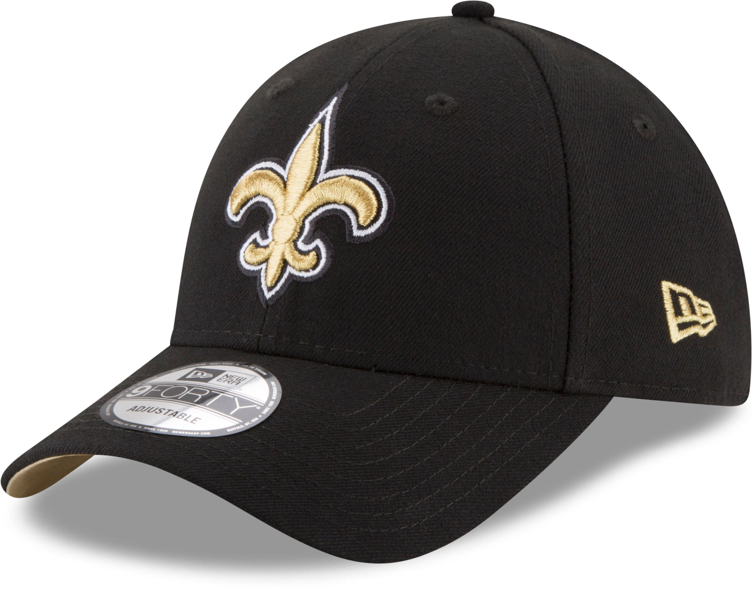 New Orleans Saints New Era 940 The League NFL Adjustable Cap - Official NFL Team Hat for Men & Women - Perfect for Football Games, Tailgating & Fan Gear Collection