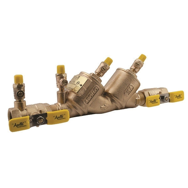 Conbraco 4A 106 T2 1-1/4 Inch Double Check Valve - Heavy Duty Backflow Preventer for Water Supply & Irrigation Systems