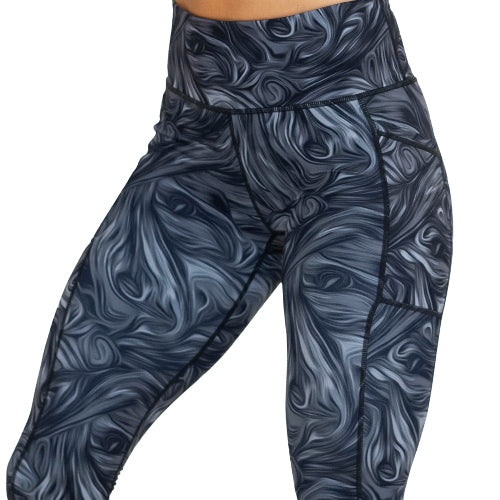 Smoke & Mirrors High Waist Yoga Leggings for Women - Comfortable & Stylish Workout Pants for Yoga, Gym & Running