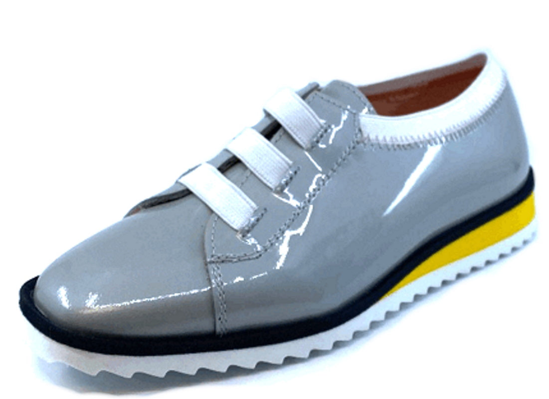 Clarys Girl's 4875 Saturno Sneakers for Kids - Lightweight Grey Athletic Shoes for School, Play & Everyday Wear
