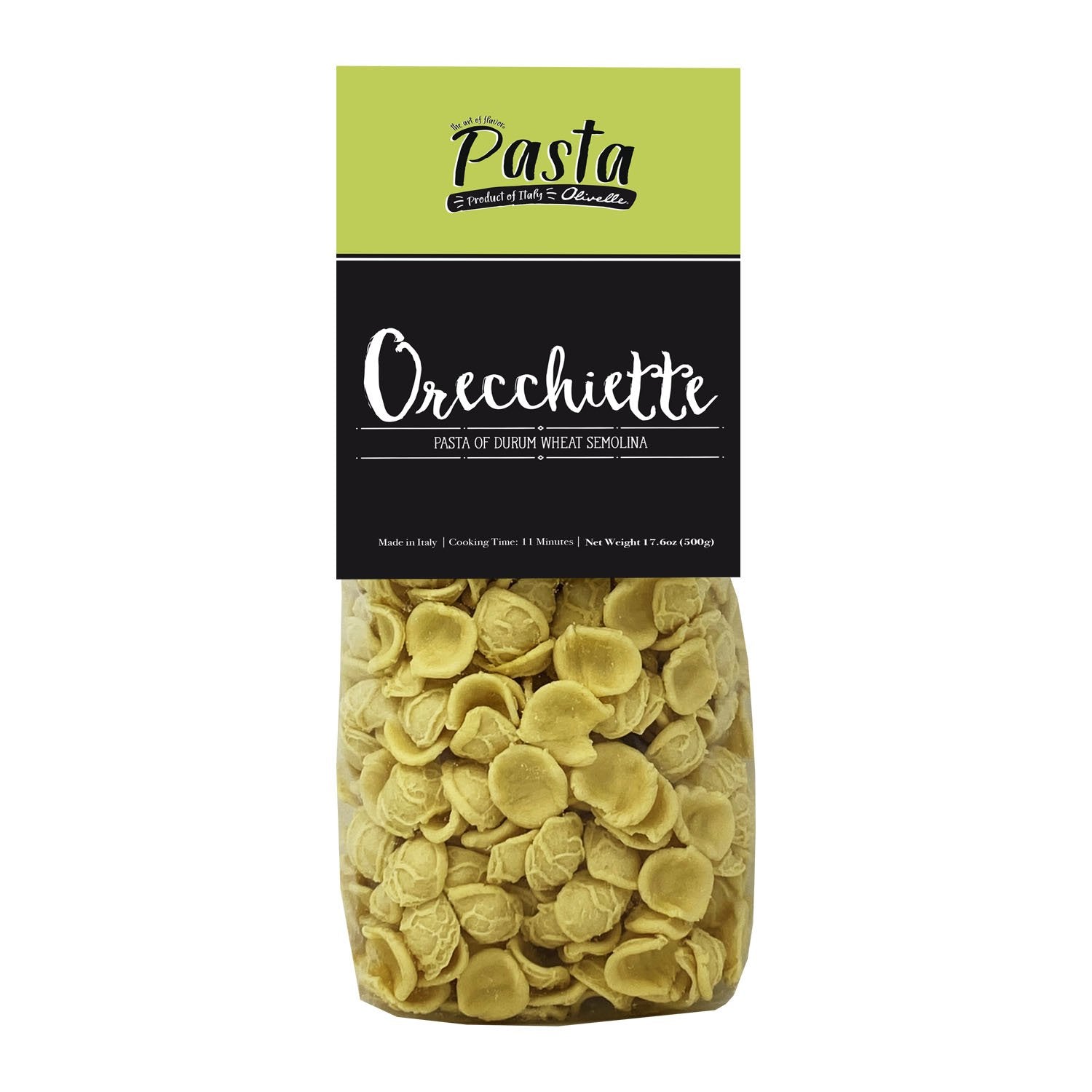 Authentic Italian Orecchiette Pasta - Small Ear-Shaped Durum Wheat Pasta for Traditional Puglia Recipes | Perfect for Pasta Salads, Soups & Italian Dishes