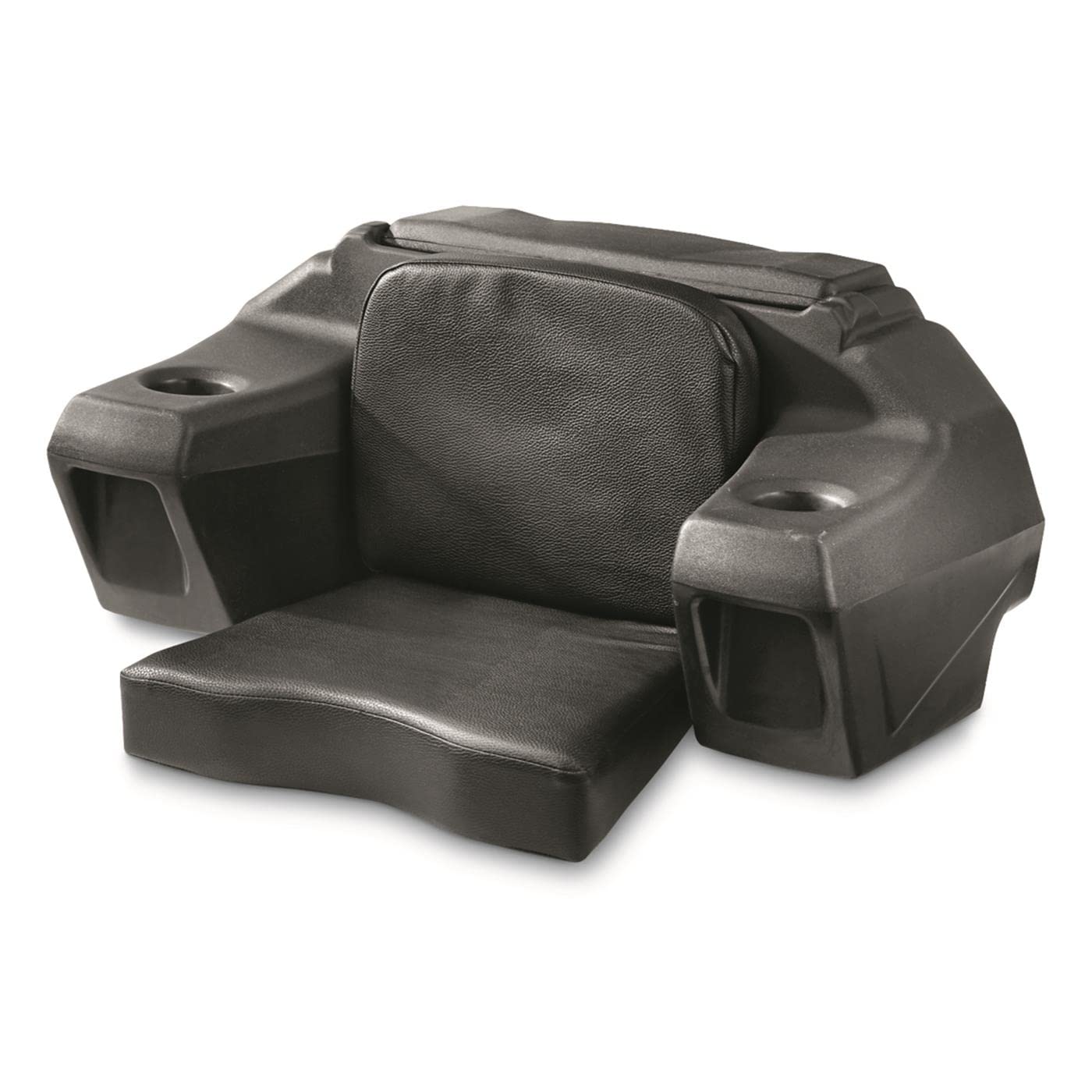 Guide Gear ATV Lounger Seat with Storage - Large Cushion & Cargo Box, Universal ATV Accessories with Helmet Holder for Outdoor Riding & Hunting Comfort