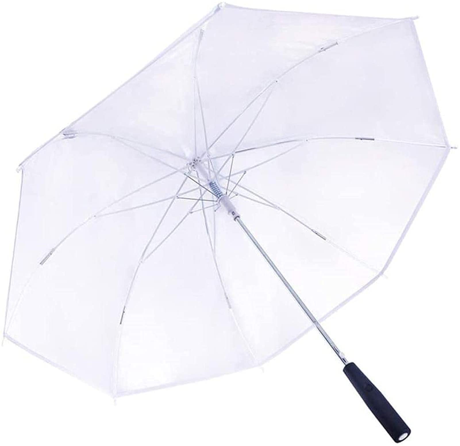 AWJ LED Umbrella Pole Light - Clear Transparent Solar Powered Garden Umbrella Light for Patio, Camping, Tent - Perfect for Outdoor Dining, Backyard Parties & Evening Gatherings