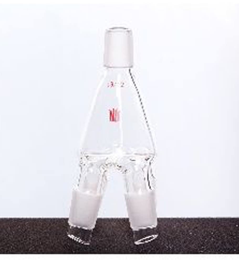 Synthware Cow Receiver 19/22 Joint - Premium Laboratory Glassware for Chemistry Experiments & Distillation Setups
