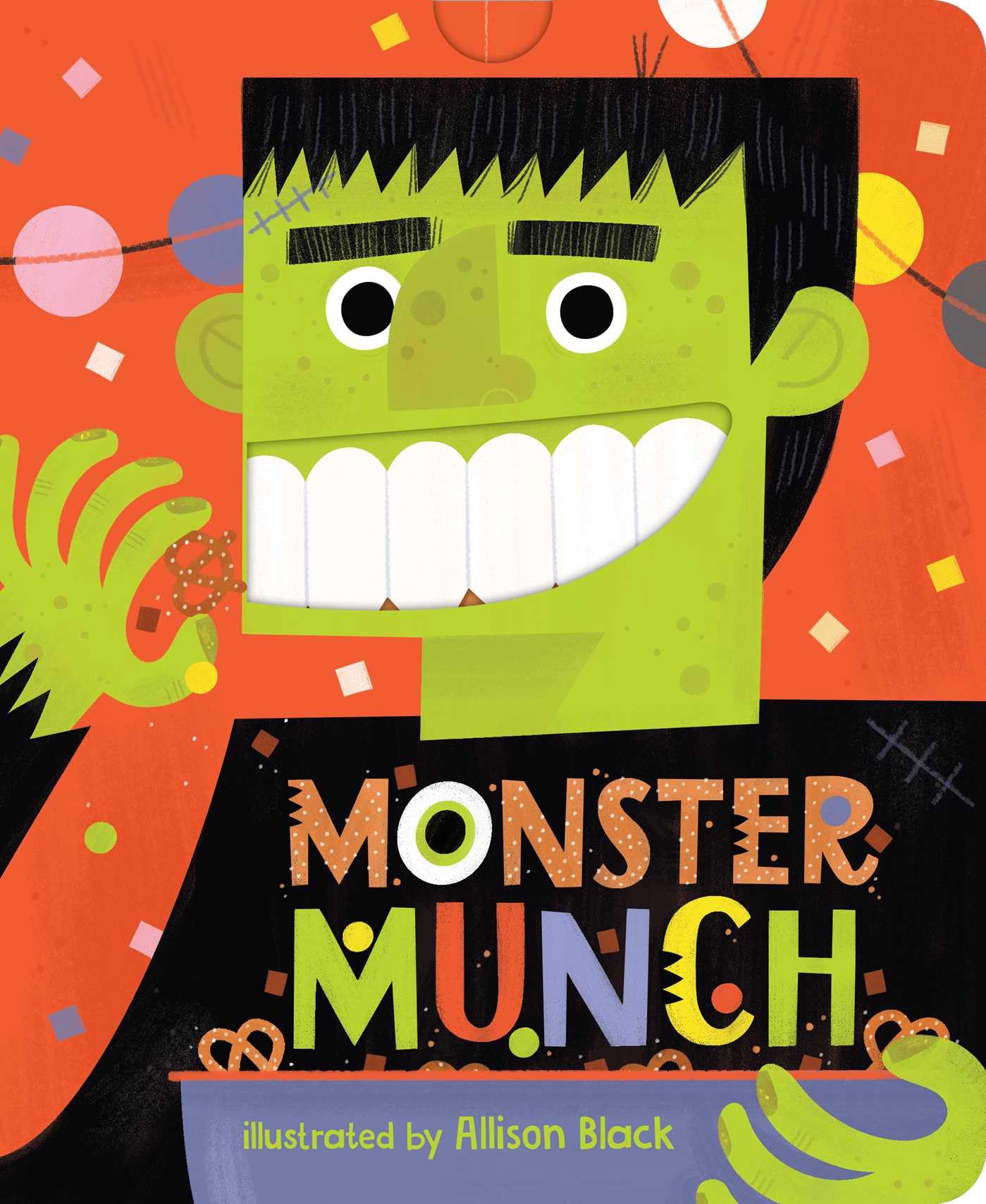 Monster Munch Crunchy Board Book for Toddlers - Interactive Children's Storybook for Early Learning & Bedtime Reading