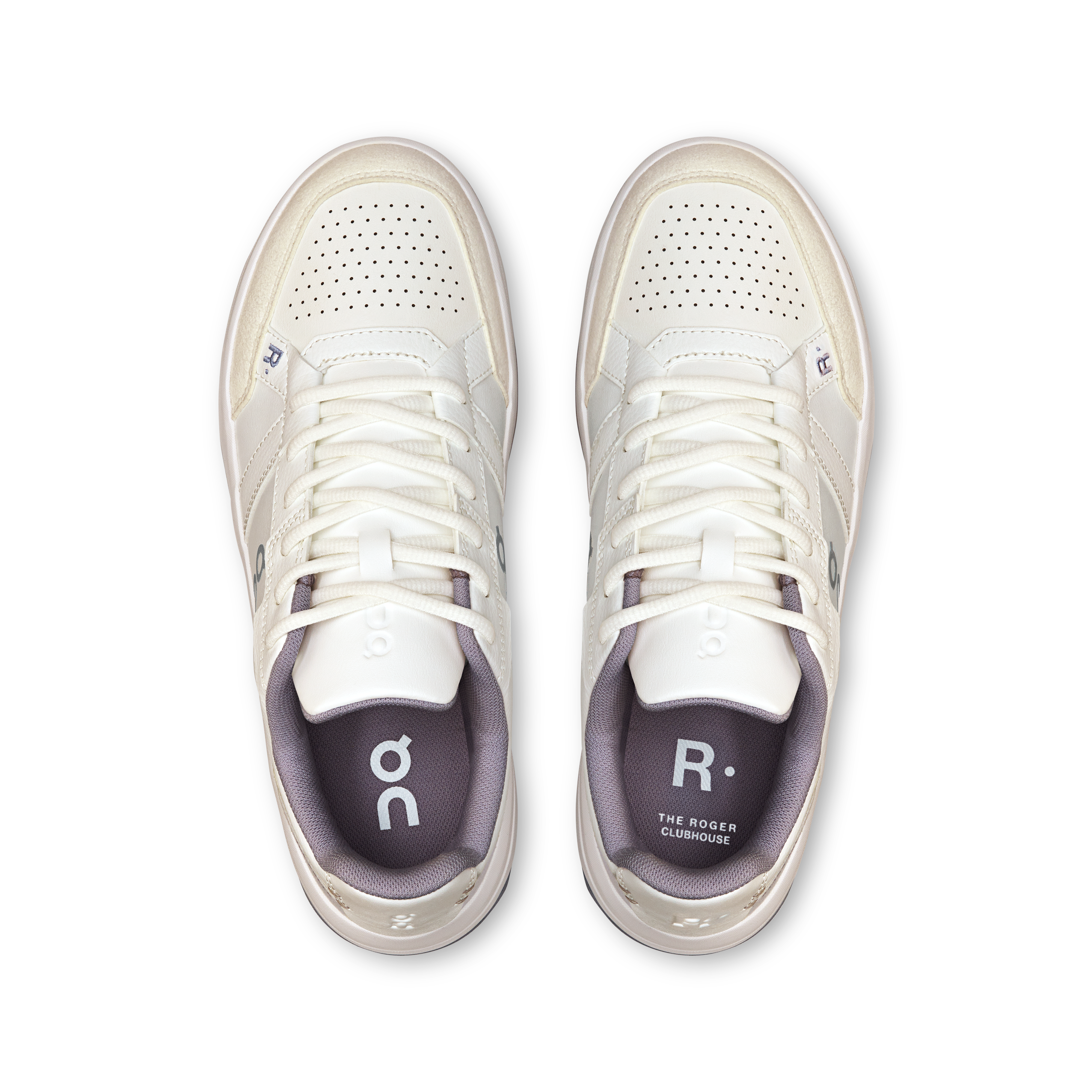 On Running Women's The Roger Clubhouse Sneakers - White/Fade | Lightweight Running Shoes for Women | Perfect for Jogging, Gym Workouts & Casual Wear