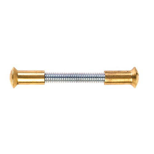 Brass M6x80 Through Bolt and Nipple for Faucet Handle - Perfect for Bathroom & Kitchen Plumbing Repairs