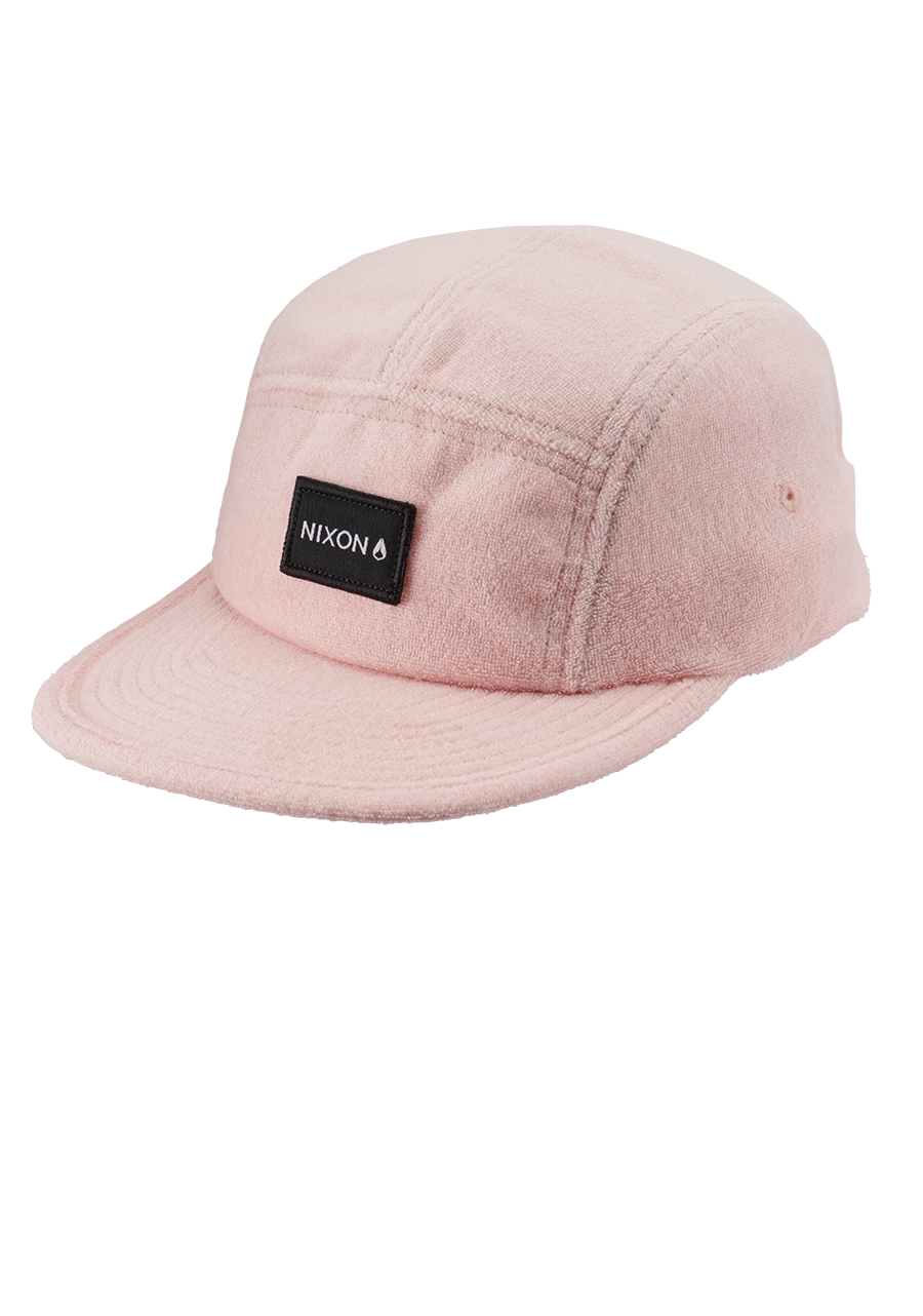 Mikey Terrycloth Strapback Hat - Soft Pastel Pink Adjustable Baseball Cap for Women & Men - Perfect for Summer, Beach, and Outdoor Activities