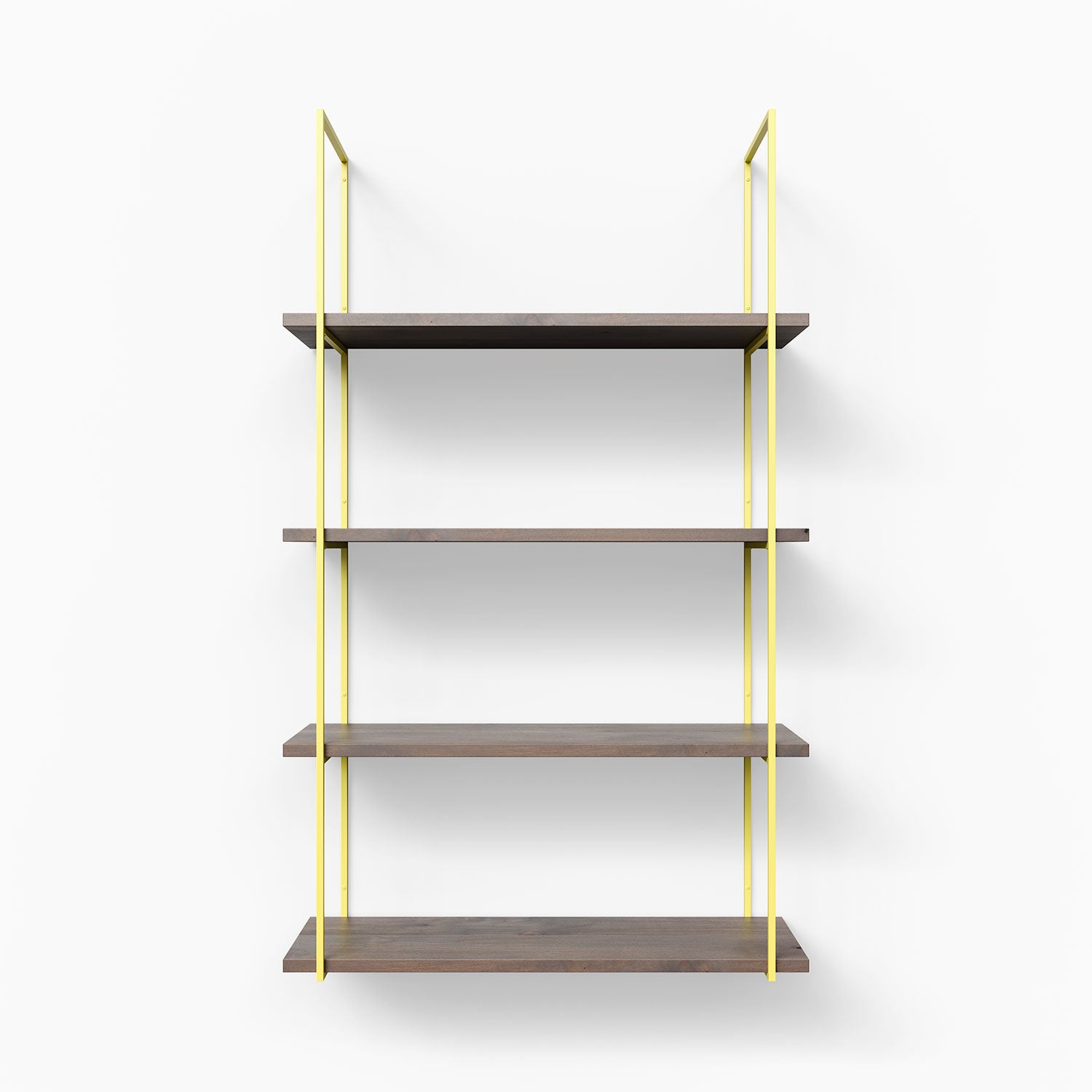 Lloyd Hatch Grey 4 Tier Metal Storage Shelf - Space Saving Organizer for Bathroom, Kitchen, Office & Garage