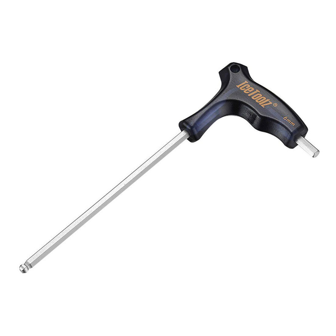 IceToolz 6mm Allen Key with Ball End - Professional Hex Key Wrench Set for Bicycle, Motorcycle, and Furniture Assembly - Perfect for DIY Repairs and Maintenance