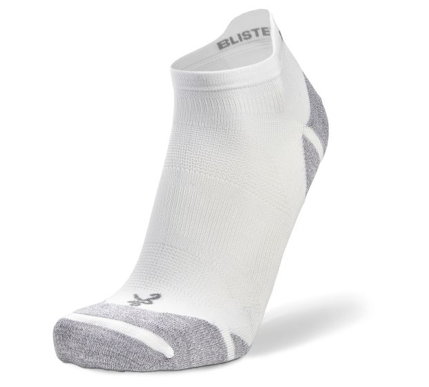 Blister-Resistant No-Show Socks for Women & Men - Invisible Low-Cut Liner Socks (White) - Perfect for Running, Sneakers & Dress Shoes