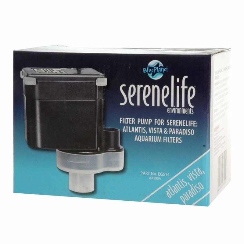 SereneLife EG514 Blue Planet Water Pump - High Performance Submersible Pump for Aquariums, Ponds, and Fountains | Perfect for Home, Garden & Outdoor Water Features