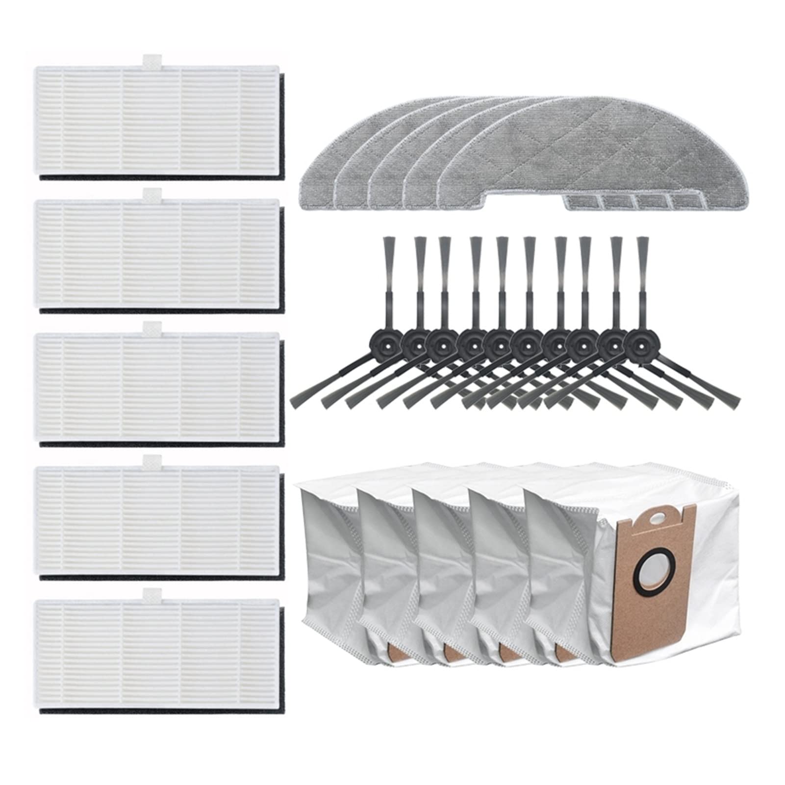 VIOMI S9 Vacuum Cleaner Accessories - HEPA Filters & Mop Cloth for Home Cleaning