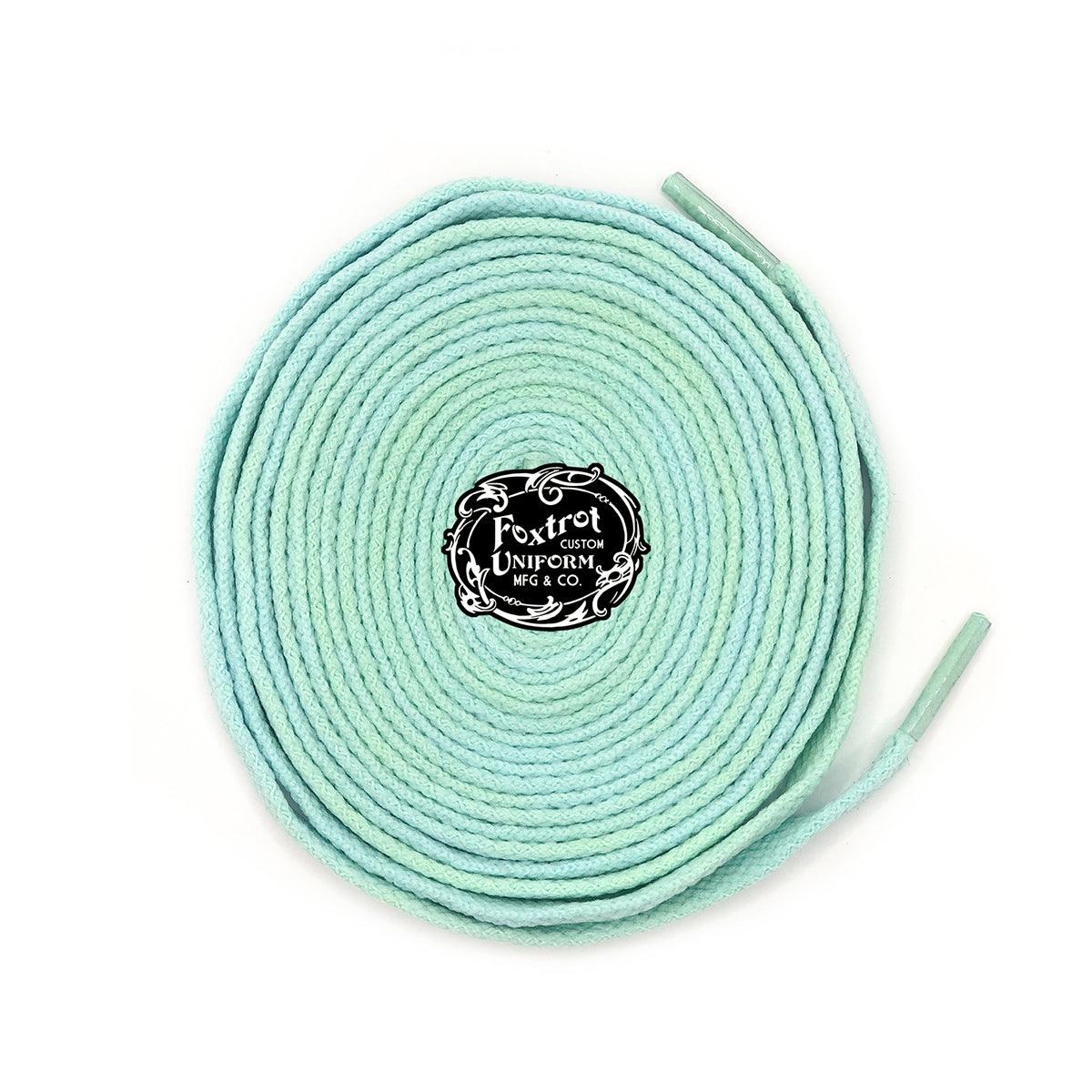 Fade Away Laces 'Tiffany' - Premium No-Tie Shoelaces for Sneakers & Casual Shoes - Perfect for Running, Walking & Everyday Wear