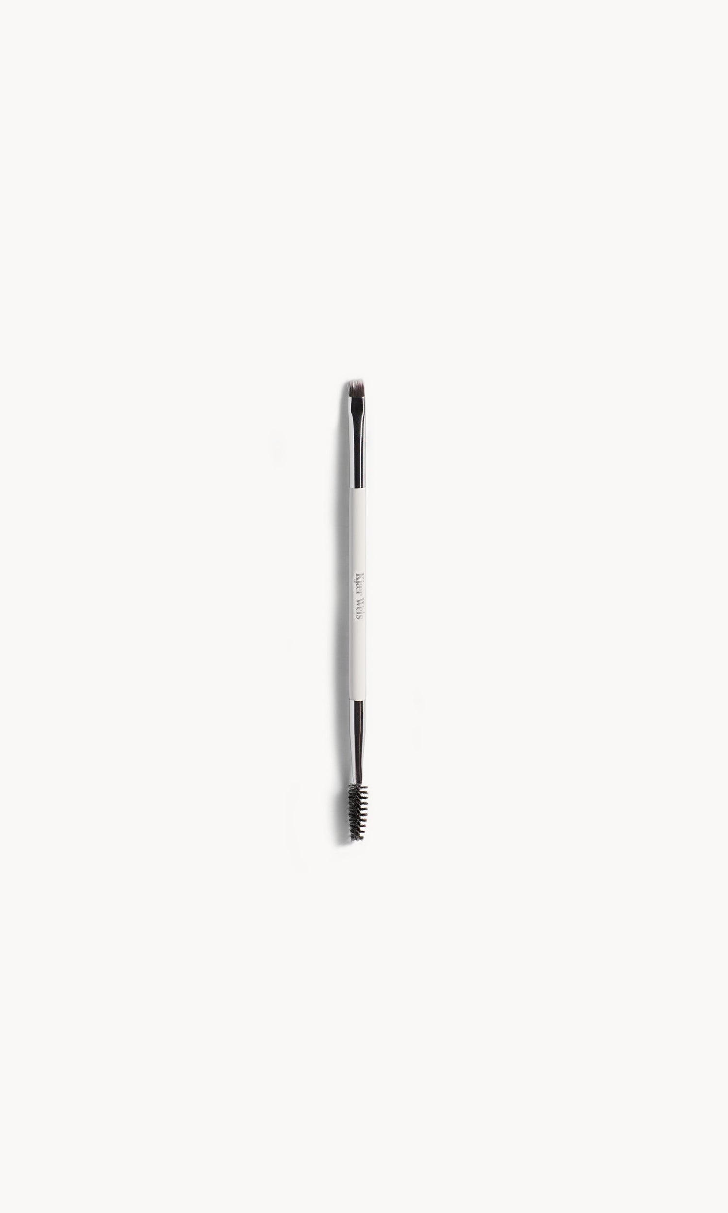Professional Dual-Ended Eye & Brow Brush - Perfect for Eyebrow Shaping & Eyeshadow Blending - Ideal for Makeup Artists & Beauty Enthusiasts
