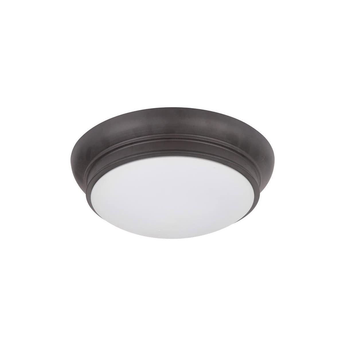Mariana Imports 551190 Classic 2-Light 11-Inch Bronze Flush Mount Ceiling Light Fixture for Bedroom, Hallway & Entryway Lighting