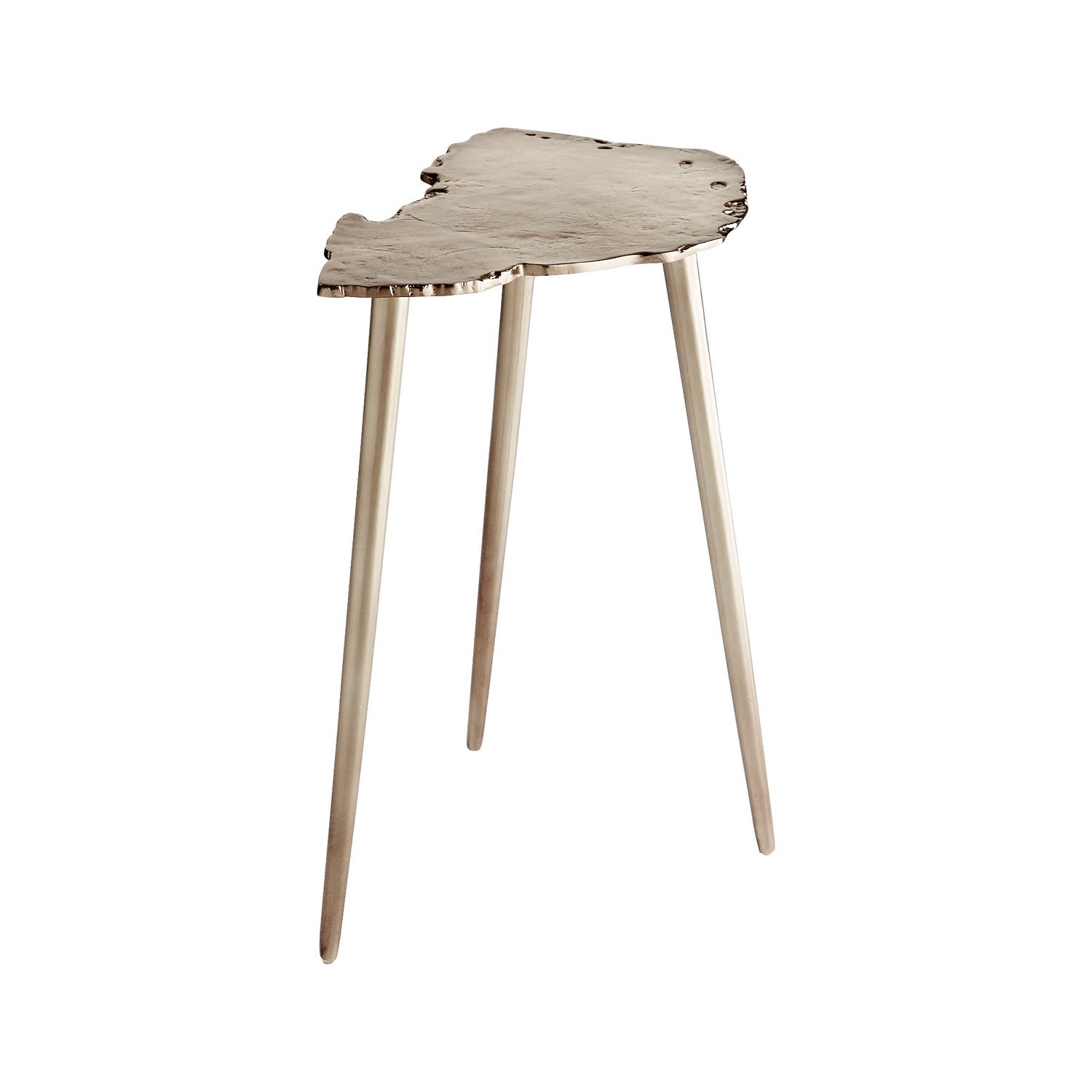 Cyan Design 11297 Antique Nickel Needle Side Table - Elegant End Table for Living Room, Bedroom, or Office Decor