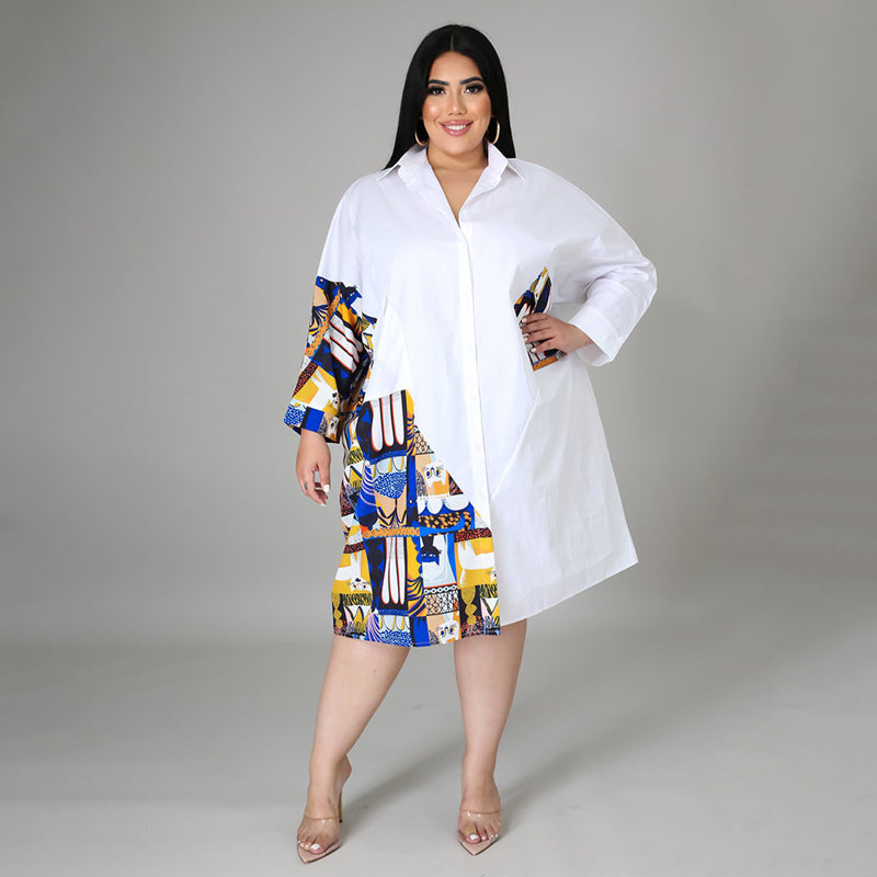Stylish Long Sleeve Shirt Dress for Women | Casual & Office Wear | Perfect for Work, Date Night & Fall Layering