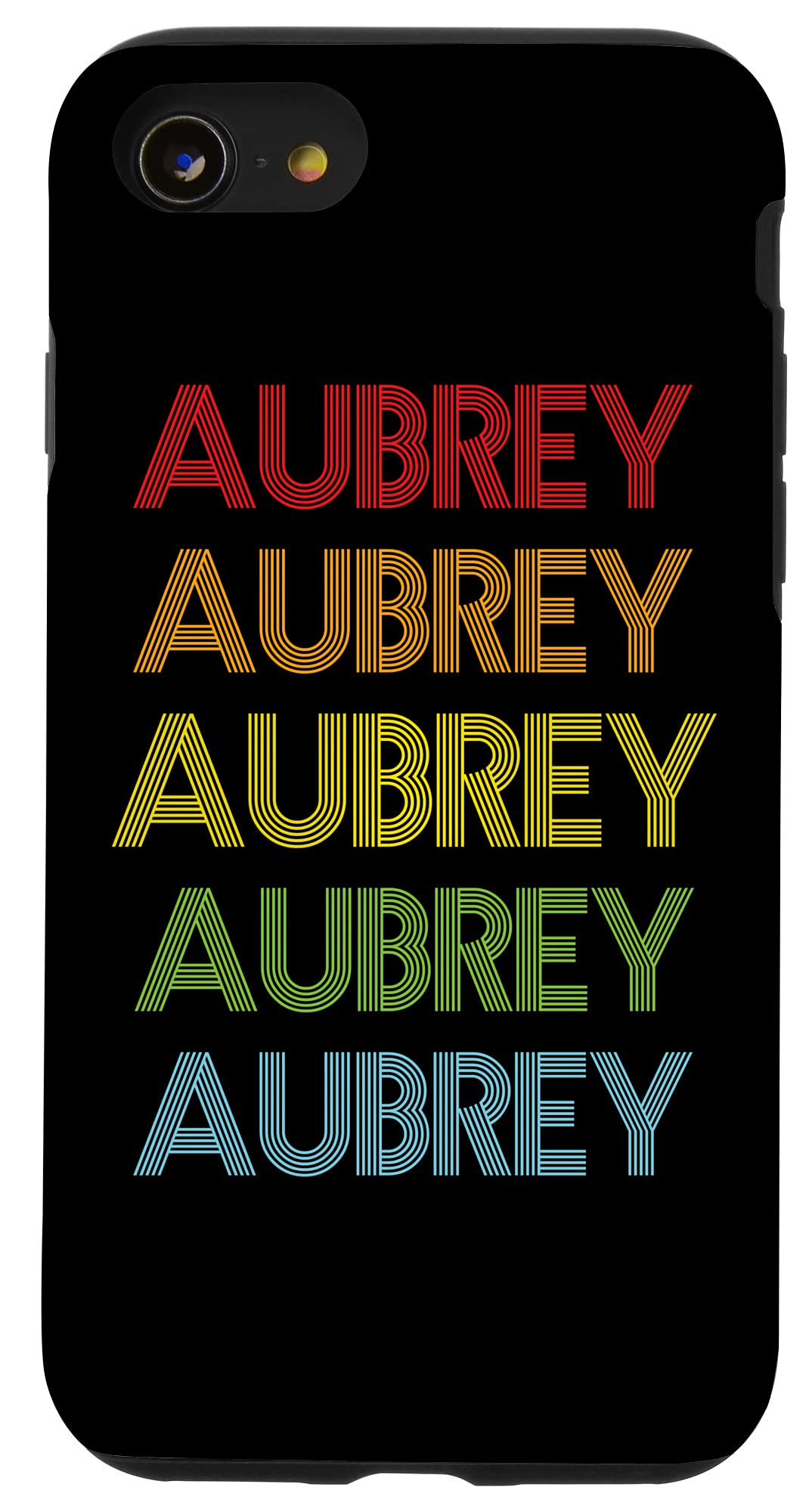 iPhone SE (2020) / 7 / 8 Aubrey Name Custom Phone Case - Slim Protective Cover for Everyday Use, Work & Travel