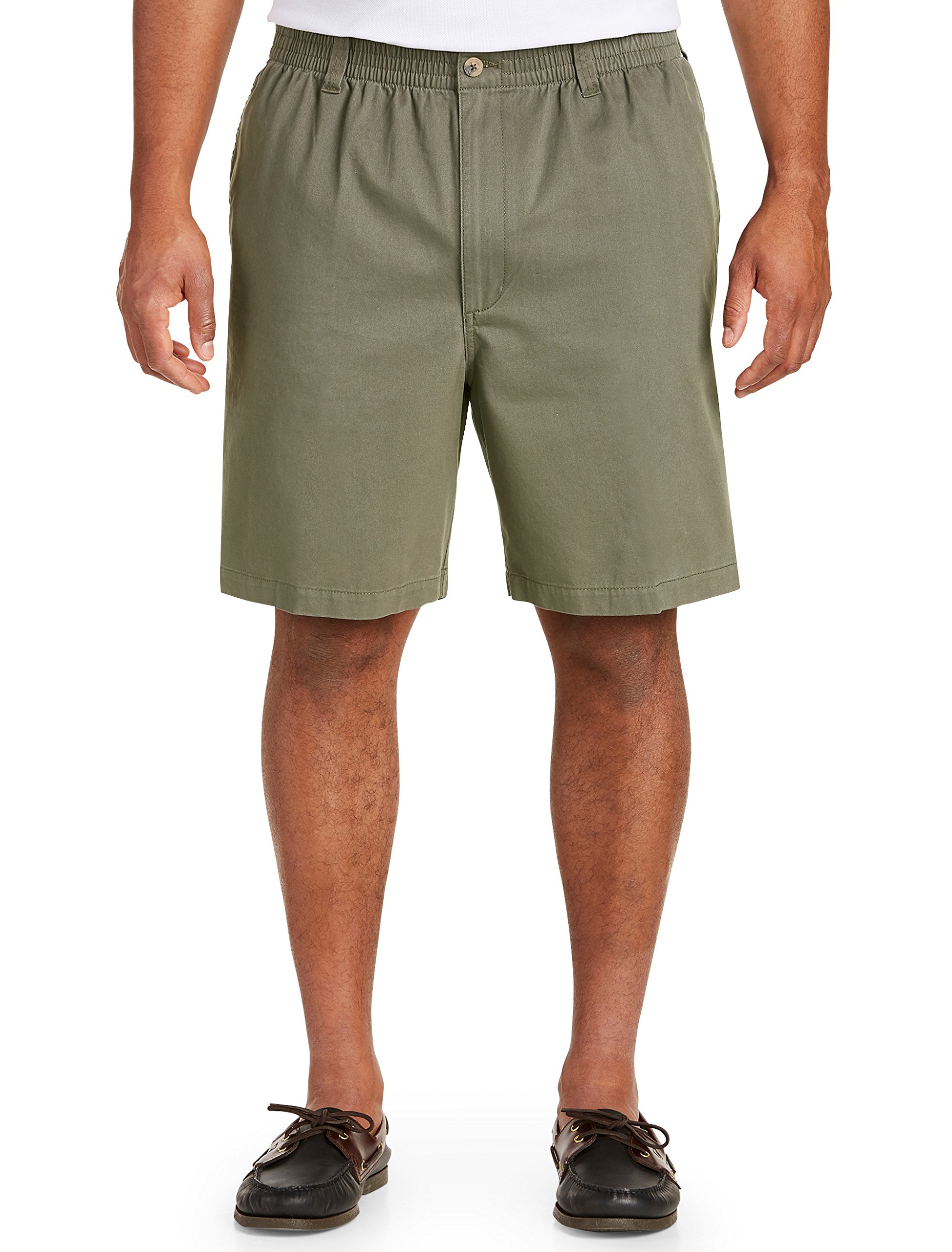 Harbor Bay by DXL Big and Tall Elastic-Waist Shorts for Men - Comfortable Stretch Fit Casual Summer Shorts - Perfect for Outdoor Activities, Travel, and Relaxing