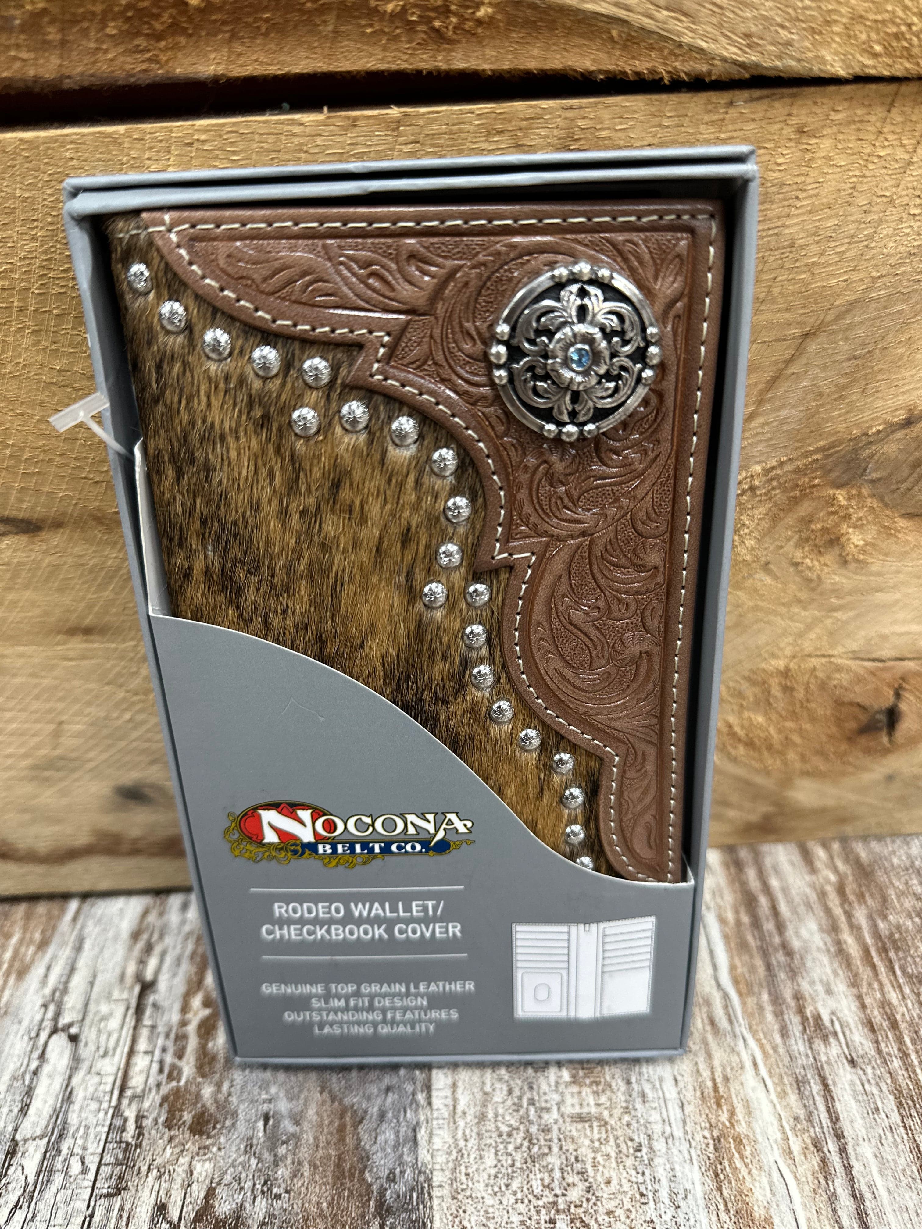 Premium Nocona Genuine Cowhide Leather Wallet for Men - Slim Bifold RFID Blocking - Perfect for Everyday Use, Travel & Business