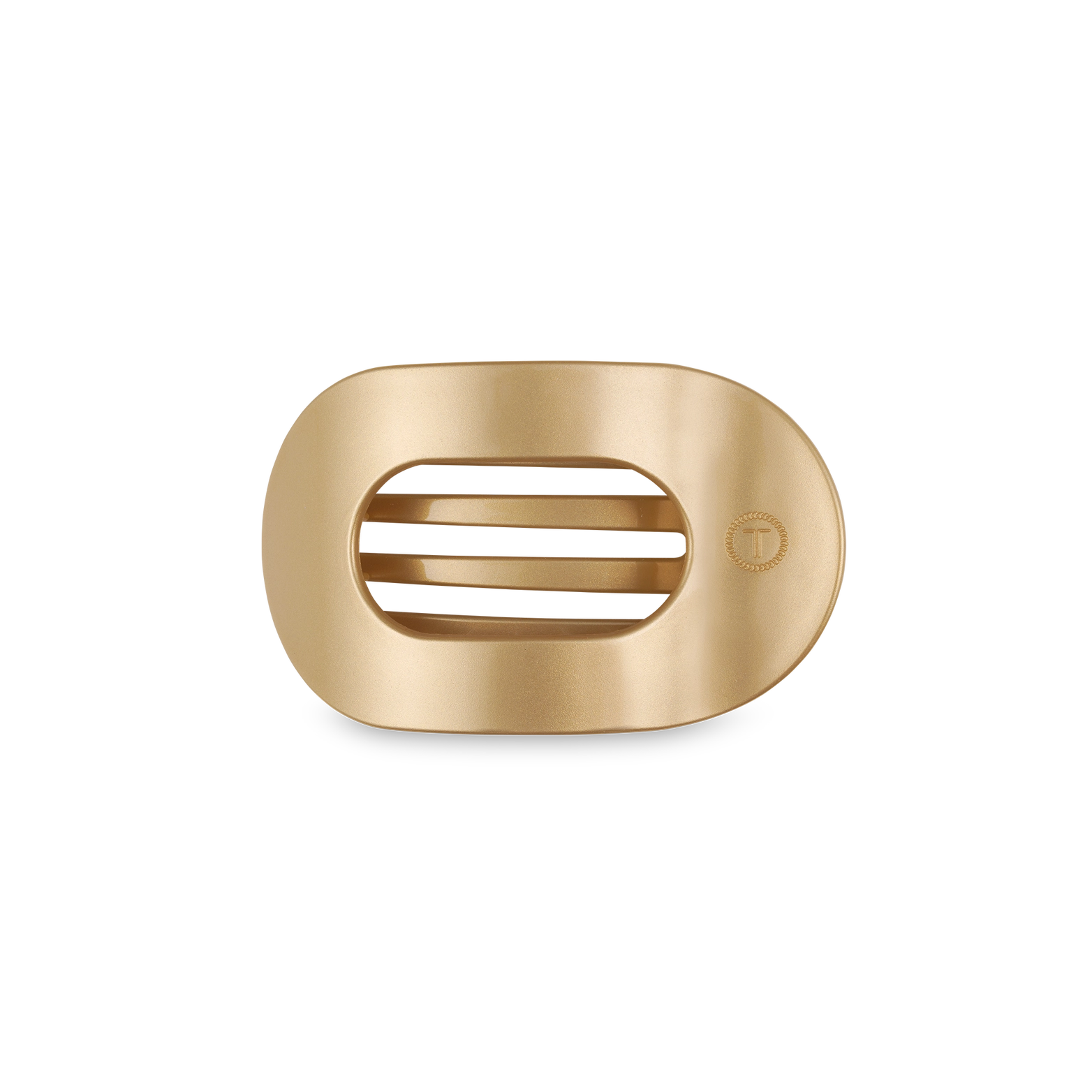 Champagne Toast Medium Flat Round Hair Clip - Elegant Hair Accessory for Weddings, Parties & Special Occasions