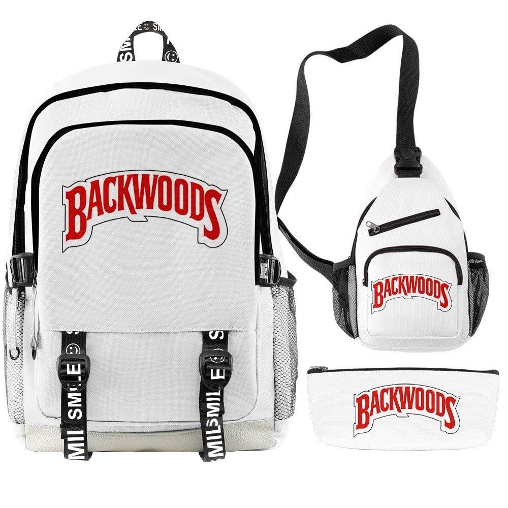 Durable Backwoods Laptop Backpack for Men & Women - Waterproof School Backpack, Travel Shoulder Bag, Book Bag - Perfect for College, Hiking, Commuting & Outdoor Adventures