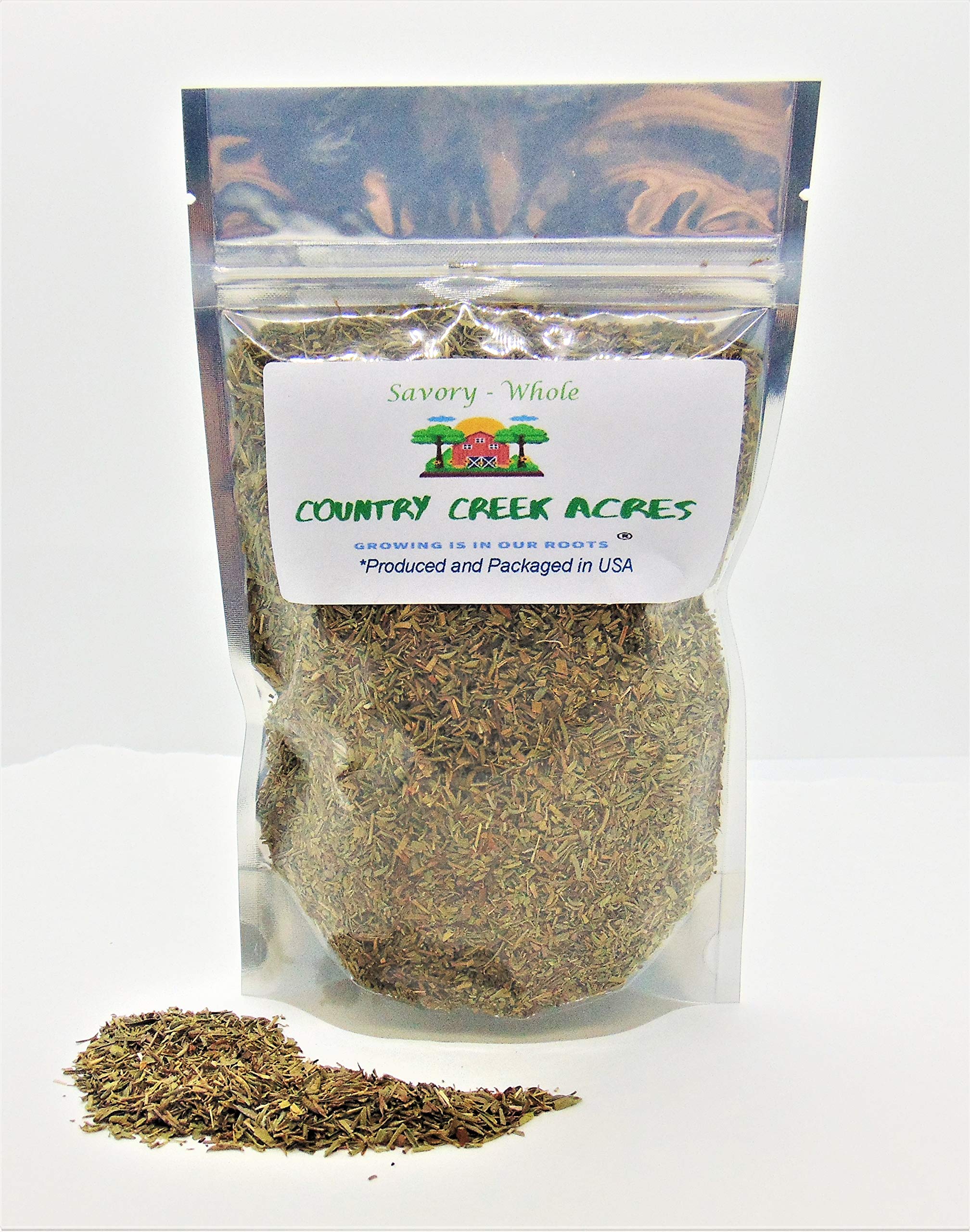 2 oz Whole Savory Spice - Bold Peppery Flavor for Poultry, Salads & Dips - Pungent Aromatic Herb by Country Creek LLC - Perfect for Seasoning, Marinades & Gourmet Cooking