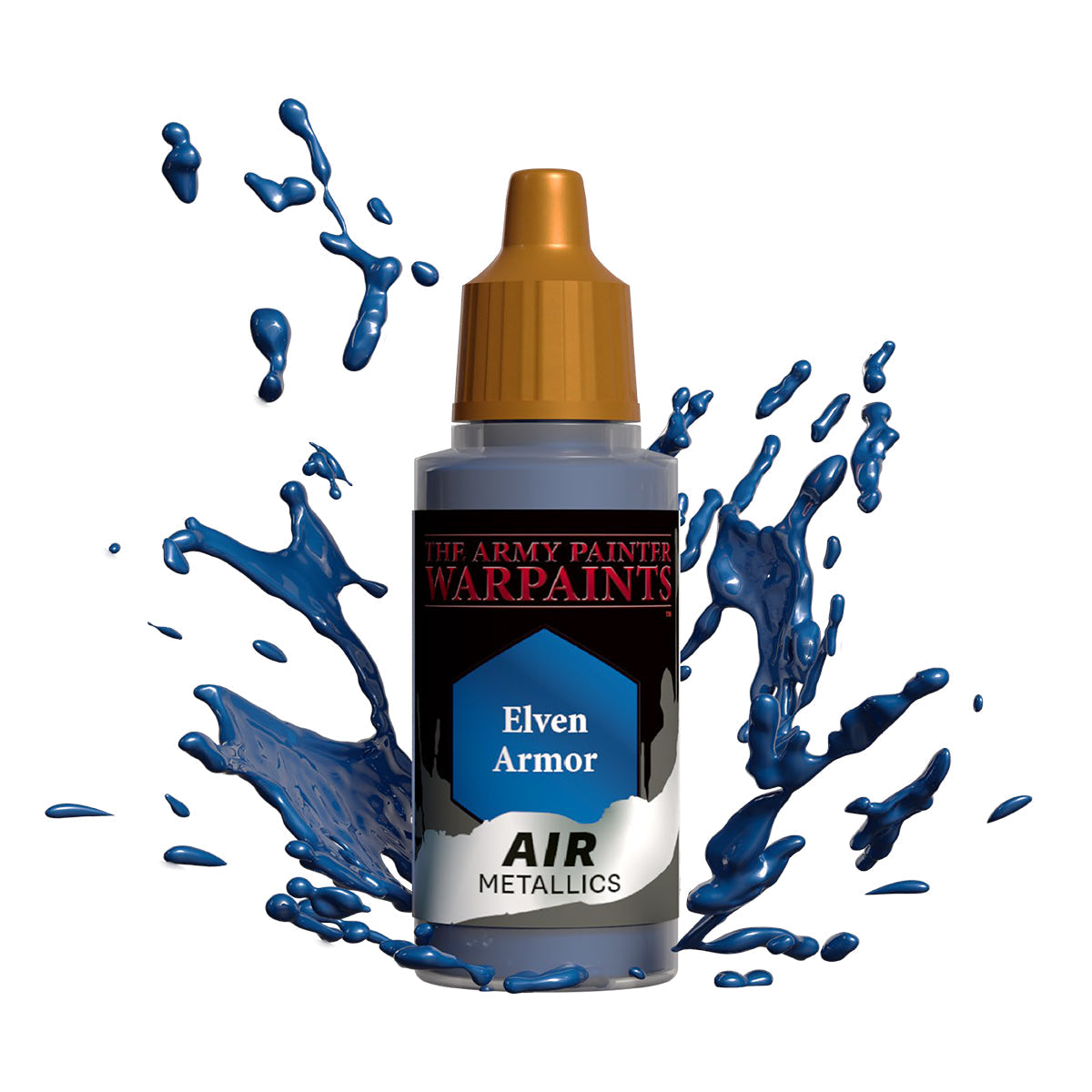 Warpaints Air Metallics: Elven Armor - Premium Metallic Paint for Miniature Models & Fantasy Figures - Perfect for Warhammer, D&D, and Tabletop Gaming