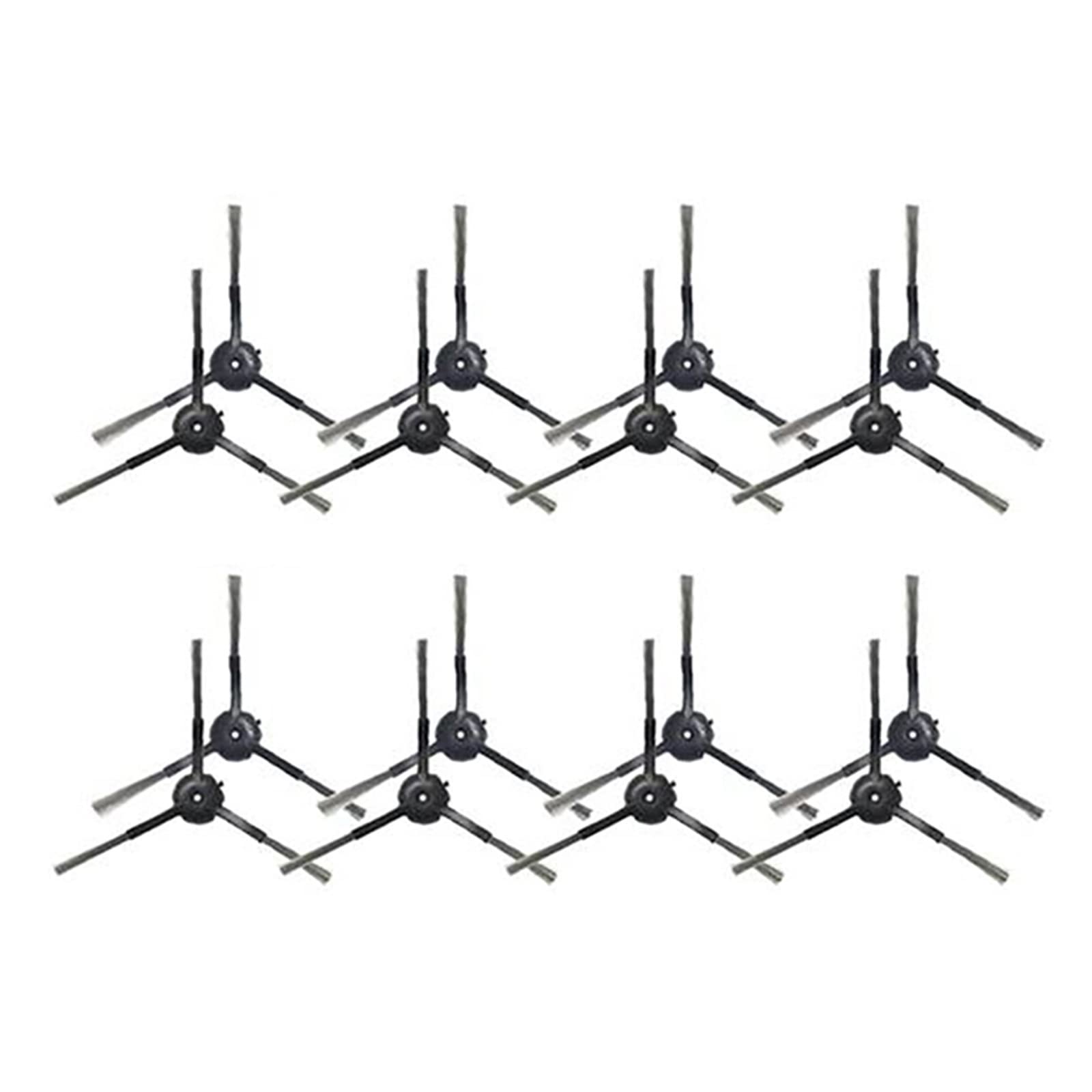 8 Pairs Side Brush Replacement for Xiaomi ROIDMI EVE Plus Robot Vacuum Cleaner - Compatible Vacuum Cleaner Accessories | Home Appliance Parts for Pet Hair & Hardwood Floors