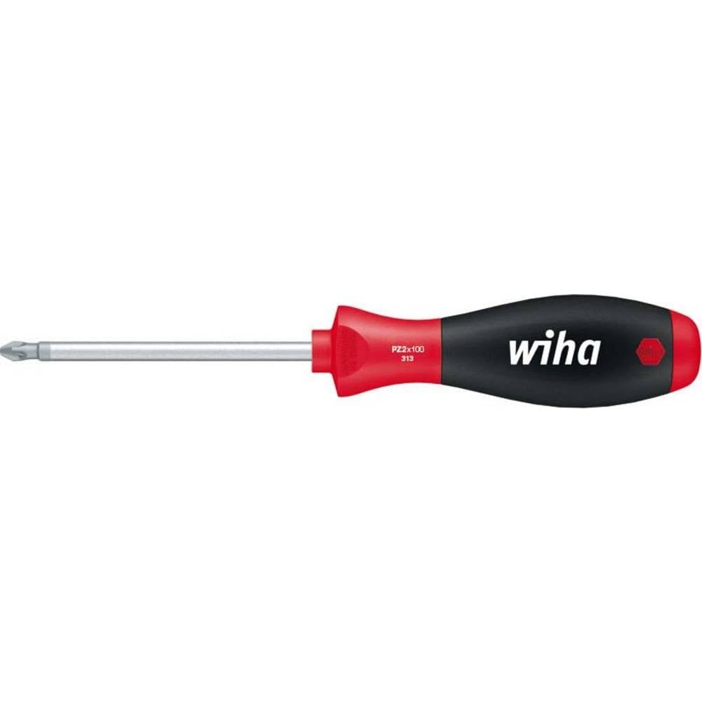 Wiha PZ1 x 300mm Soft Grip Screwdriver - Precision Phillips Screwdriver for Electronics, Furniture & DIY Projects