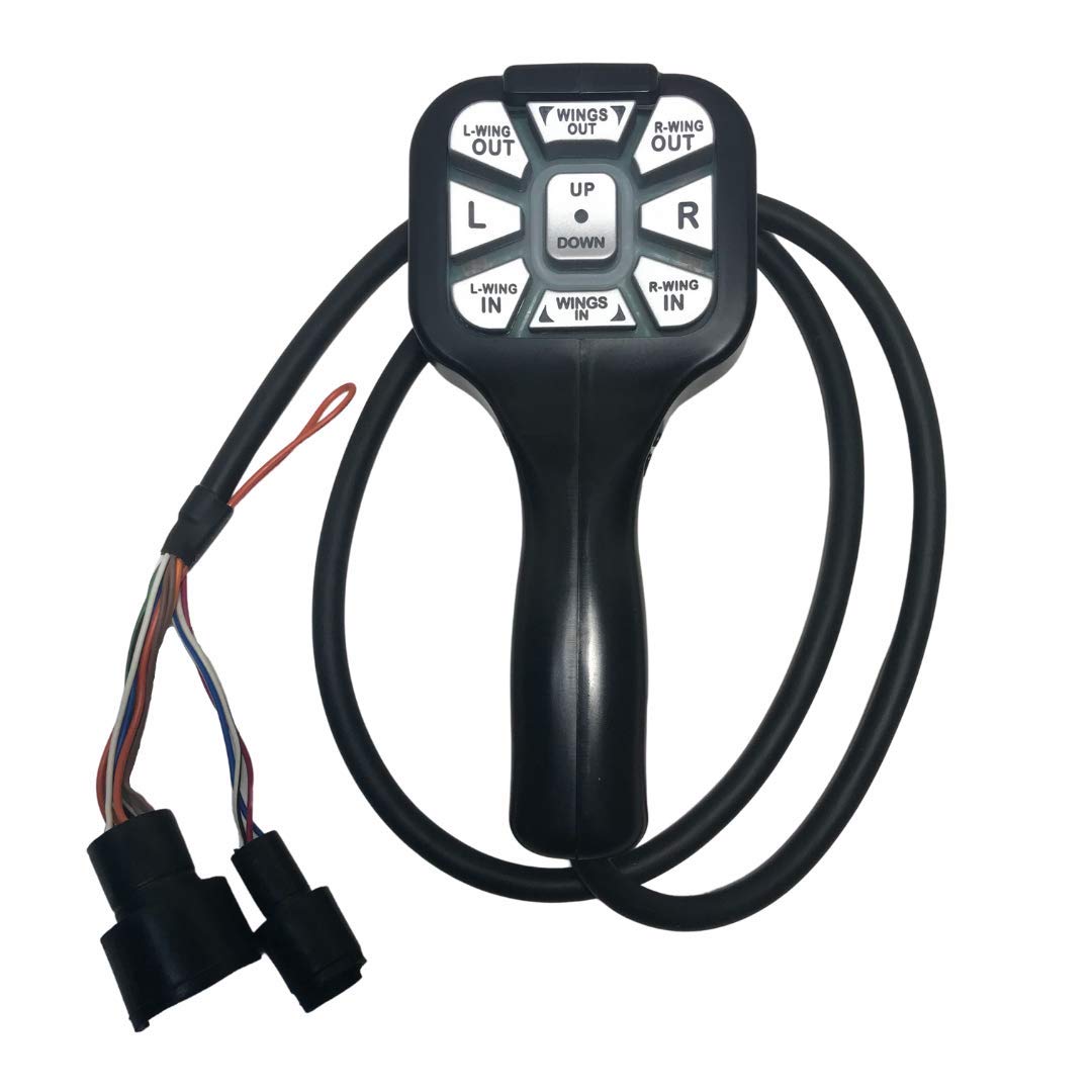 Hiniker V Plow Control Dual Acting Cylinders Handheld Controller - Compatible with Models 9850-9960 & 1852-1952 - Perfect for Snow Plow Equipment and Winter Maintenance